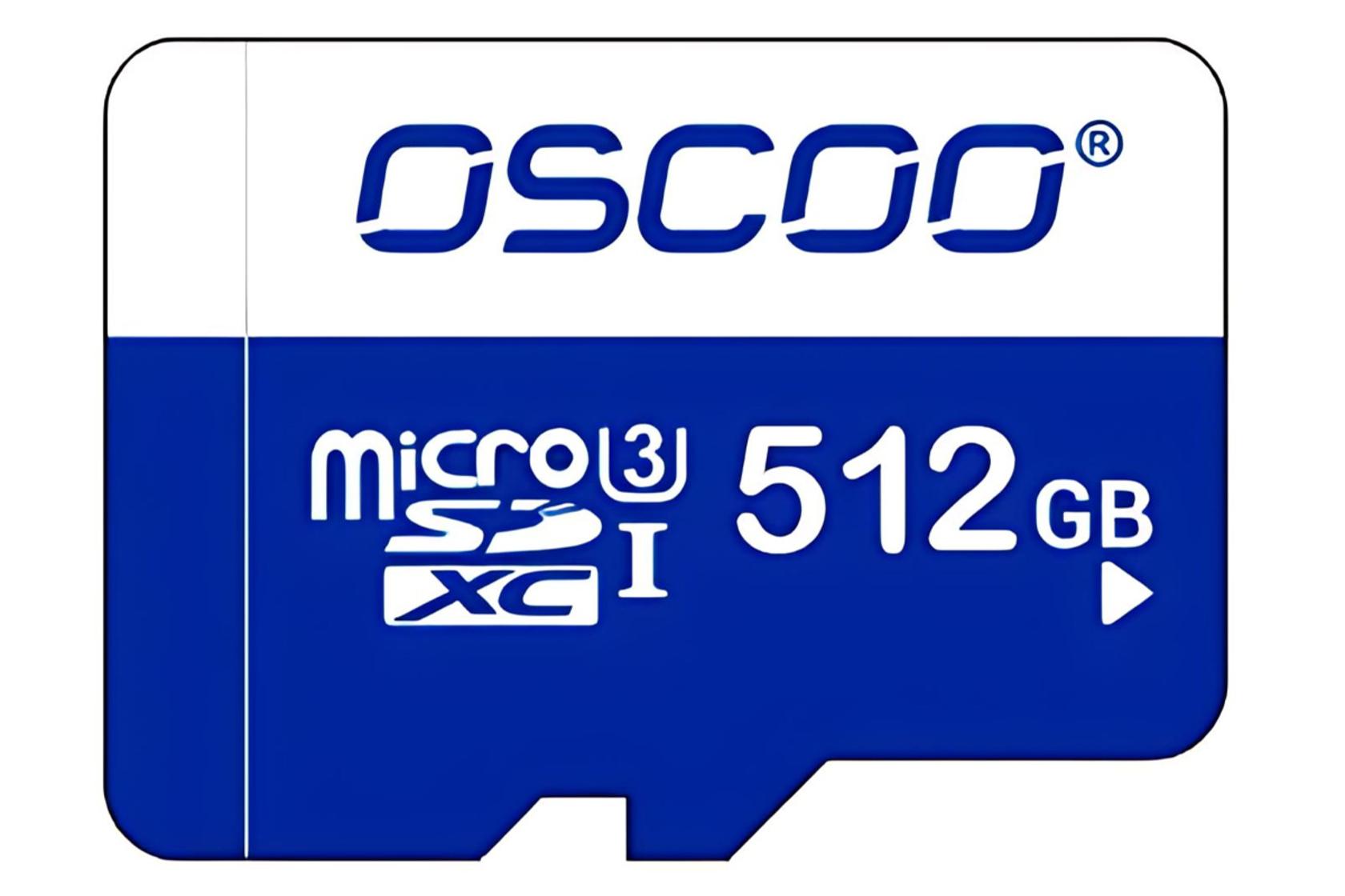 کارت حافظه اسکو microSDHC با ظرفیت 512 گیگابایت مدل Blue UHS-I U1 کلاس 10