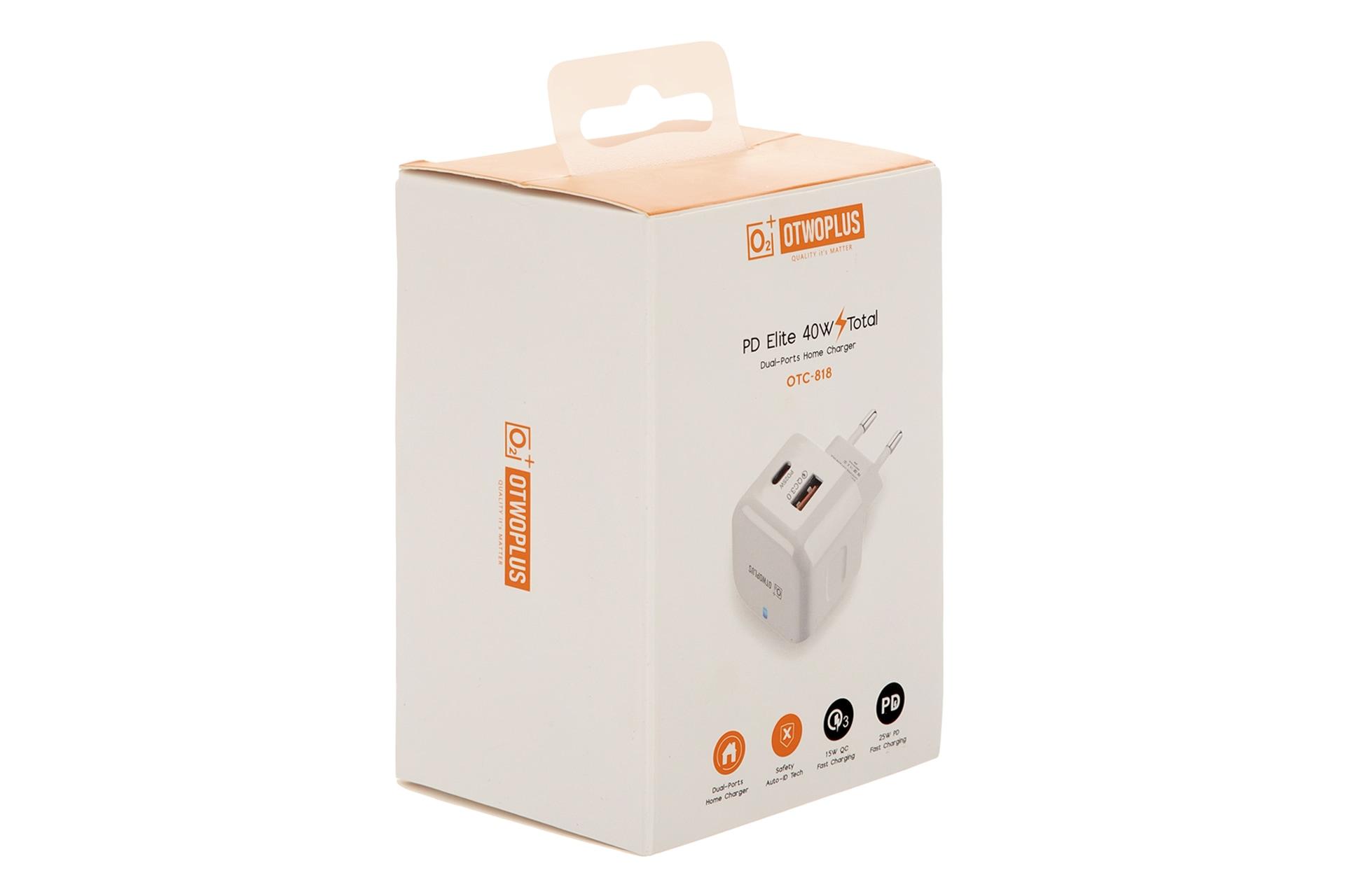 جعبه شارژر اتوپلاس OTWOPLUS OTC-818