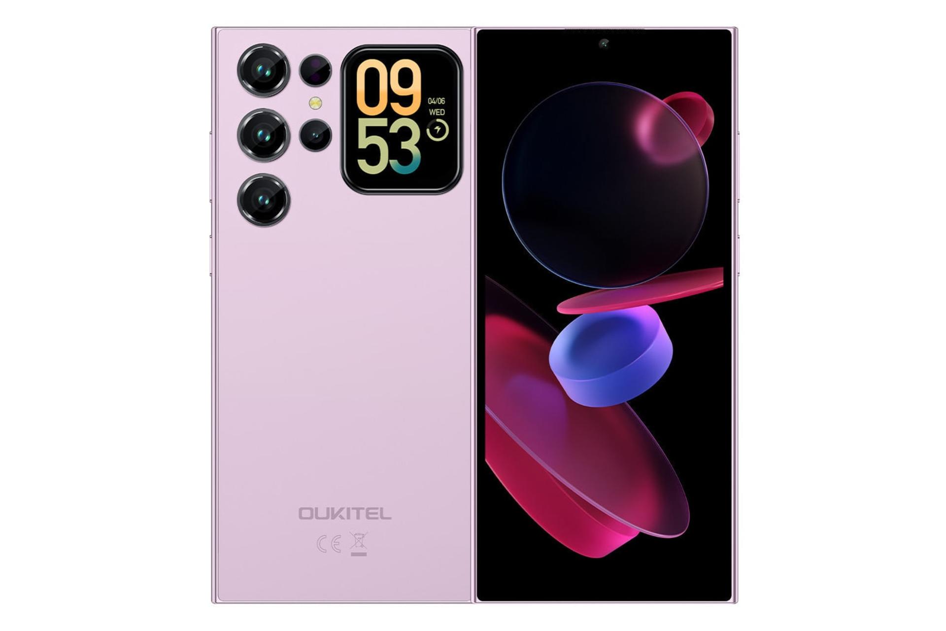 پنل جلو و پشت گوشی موبایل اوکیتل Oukitel C62 صورتی