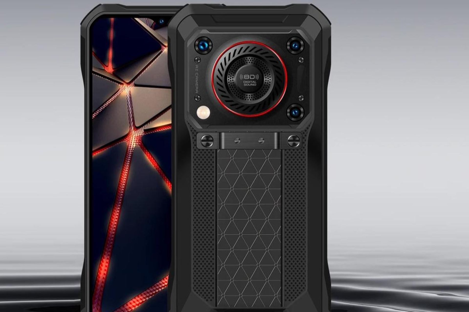 گوشی مقاوم اوکیتل W33 Pro از نمای جلو