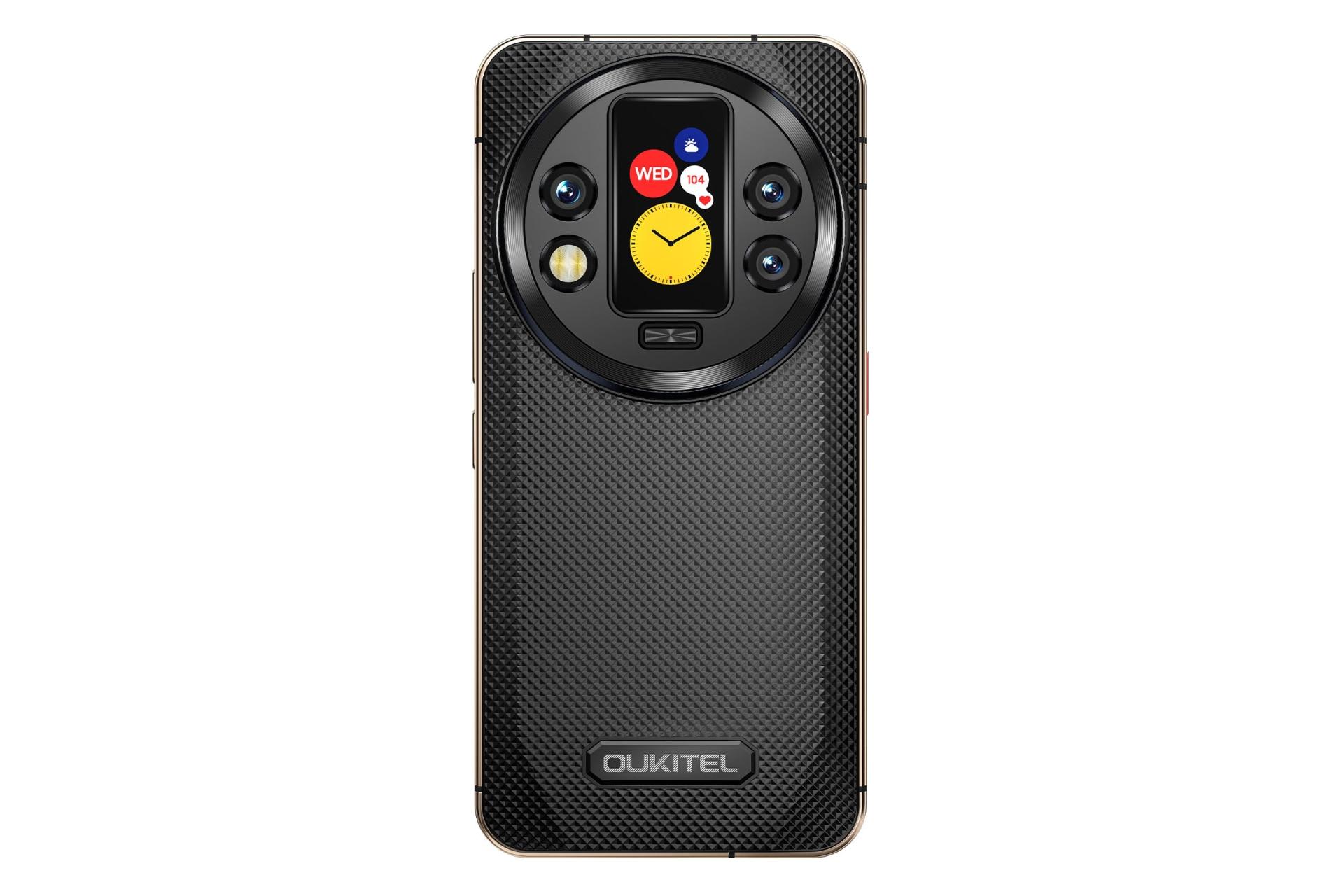 پنل پشت و چینش دوربین گوشی موبایل اوکیتل WP200 پرو مشکی / Oukitel WP200 Pro
