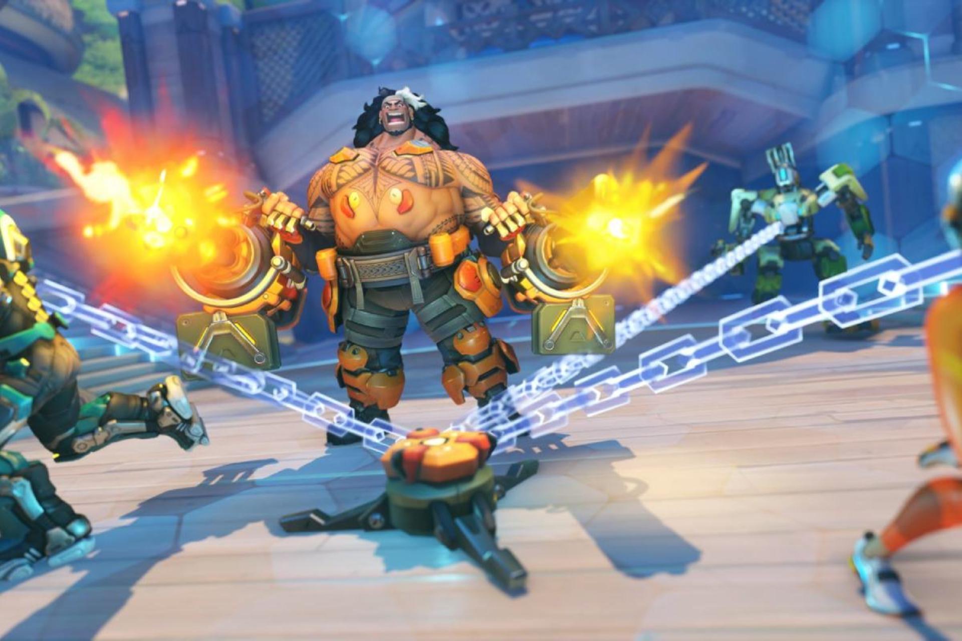 شخصیت بازی Overwatch 2 هنگام اجرایی بازی