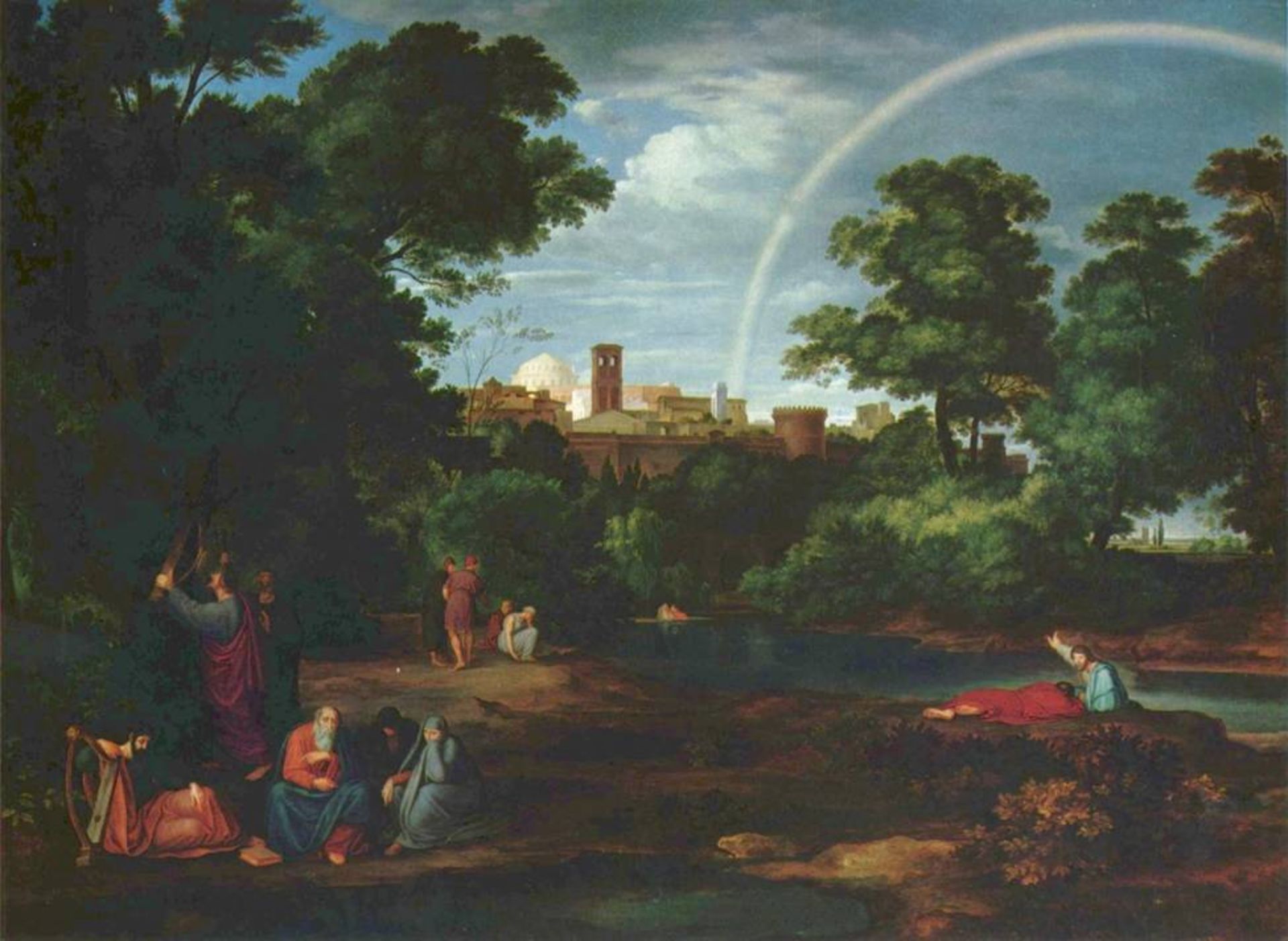 نقاشی نشان دهنده تبعیدیان یهودی در امپراتوری بابل