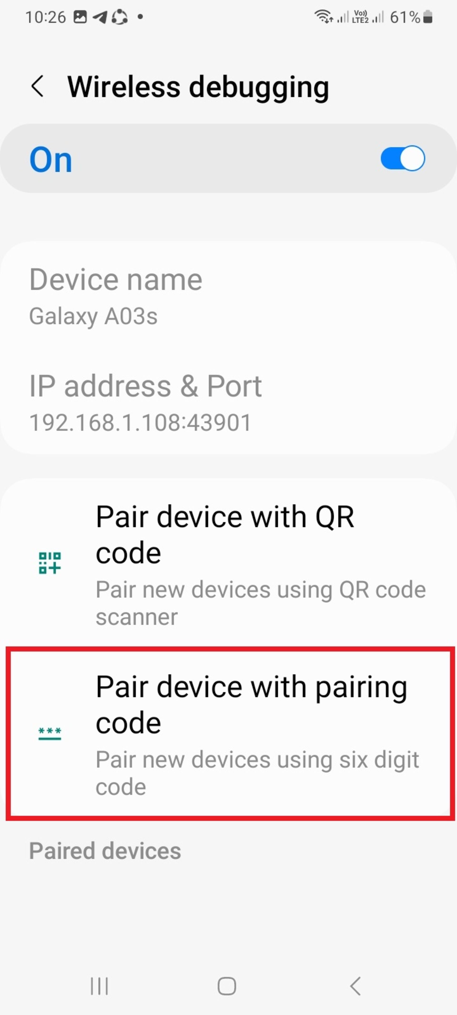 اتصال به دستگاه در اپلیکیشن شیزوکو