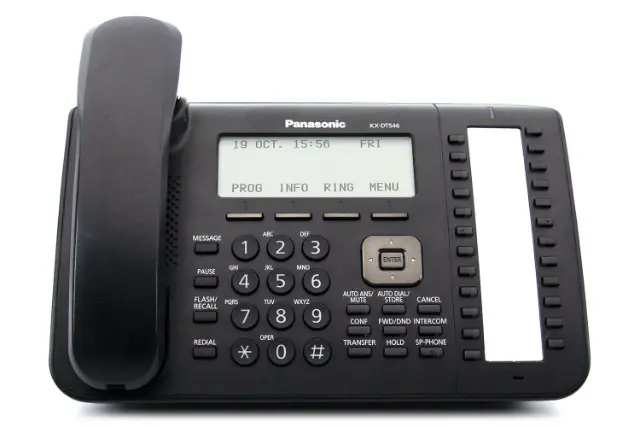 تلفن پاناسونیک KX-DT546 نمای جلو