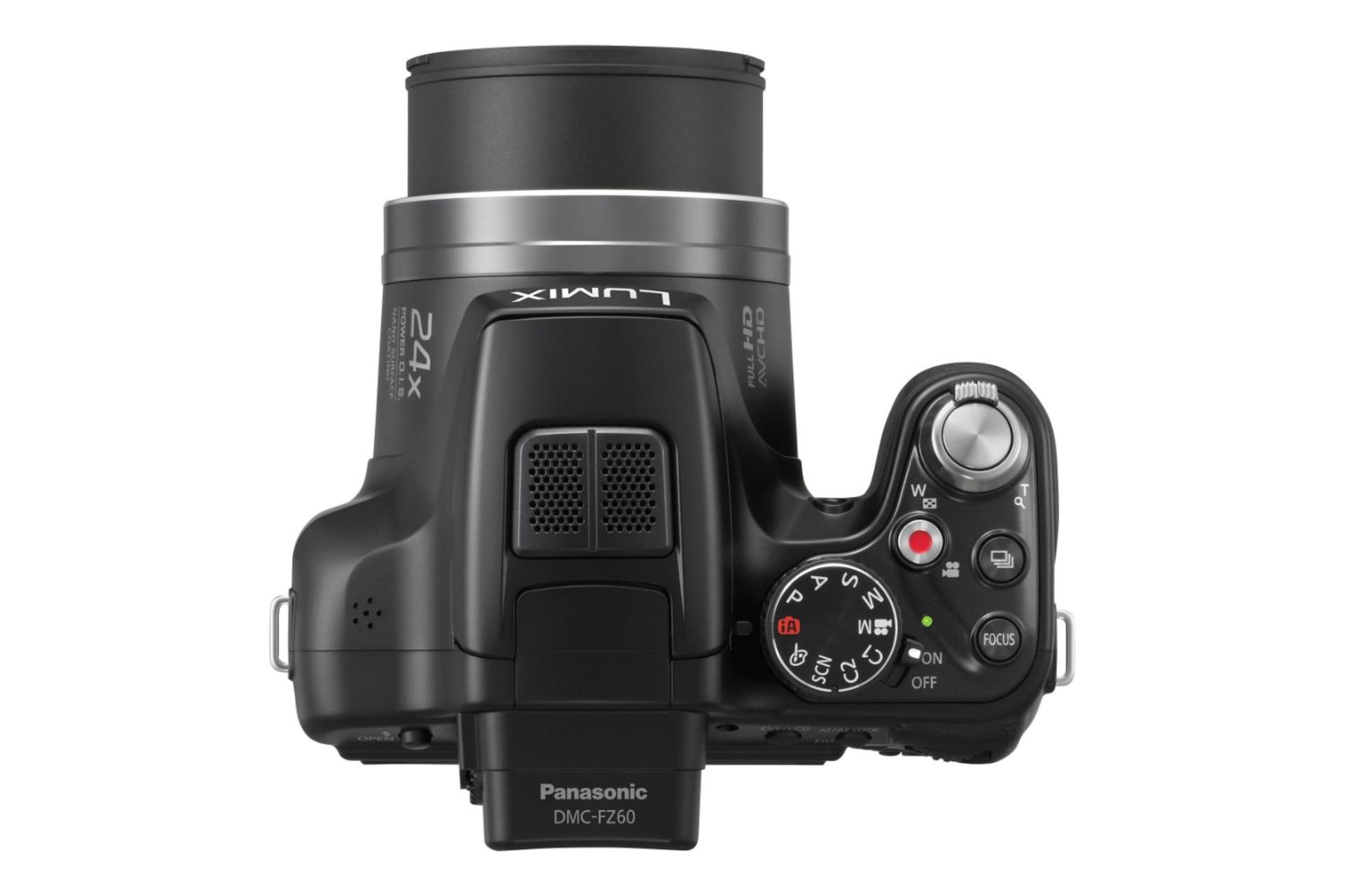 دوربین عکاسی پاناسونیک Panasonic Lumix DMC-FZ60 نمای بالا