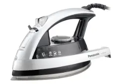 اتو بخار پاناسونیک Panasonic NI-JW670 نمای جلو رنگ نقره ای