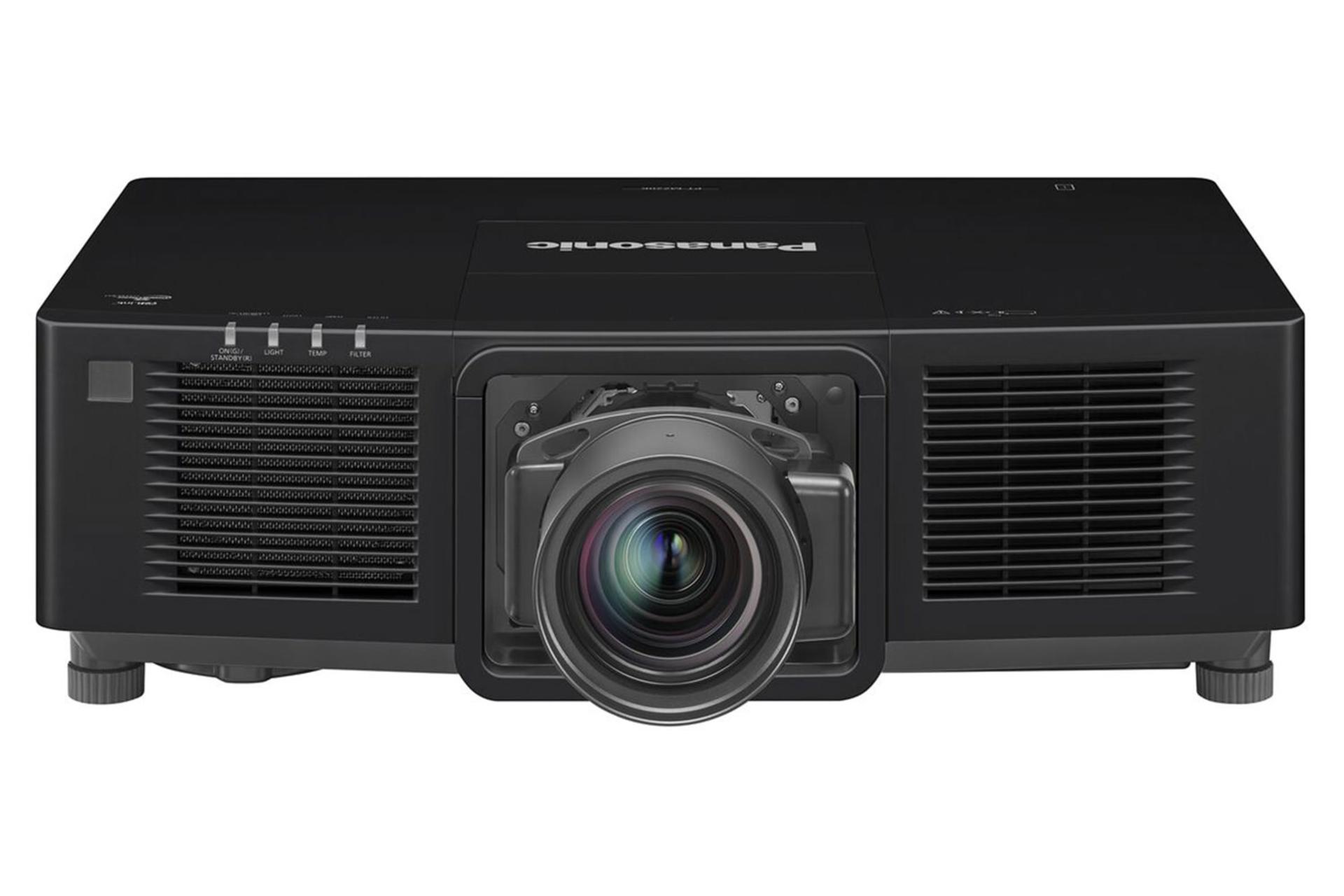 ویدیو پروژکتور پاناسونیک Panasonic PT-MZ11K رنگ مشکی نمای جلو