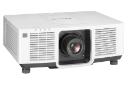 ویدیو پروژکتور پاناسونیک Panasonic PT-MZ882 رنگ سفید نمای جلو و چپ