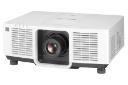 ویدیو پروژکتور پاناسونیک Panasonic PT-MZ882 رنگ سفید نمای جلو و راست