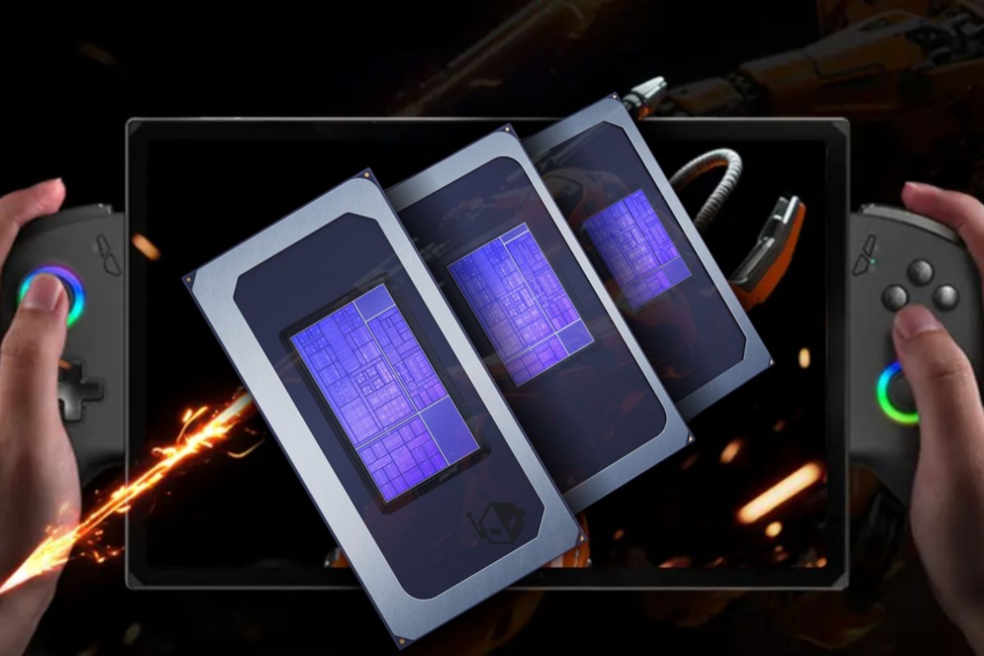 پردازنده اینتل روی کنسول دستی