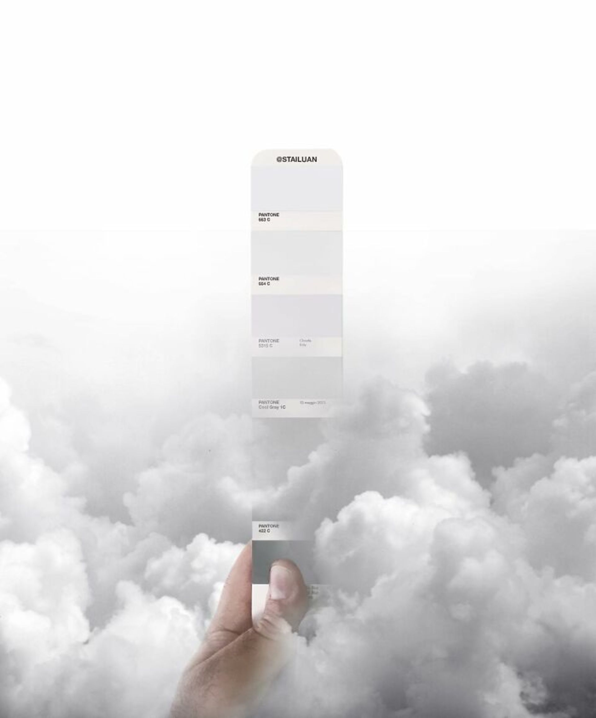 طبیعت و رنگ‌های پنتون ابرها آسمان