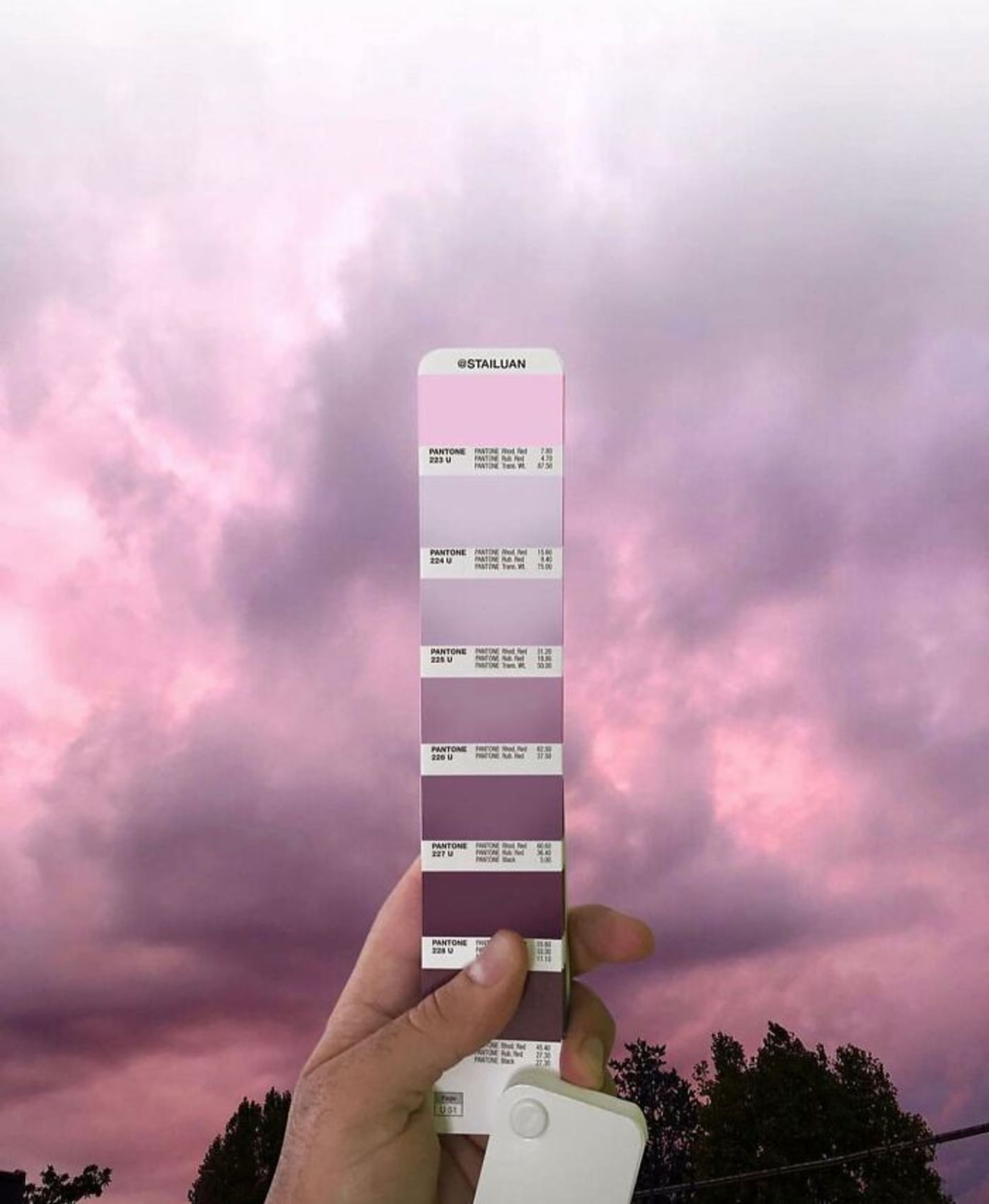  غروب آسمان طبیعت و رنگ‌های پنتون