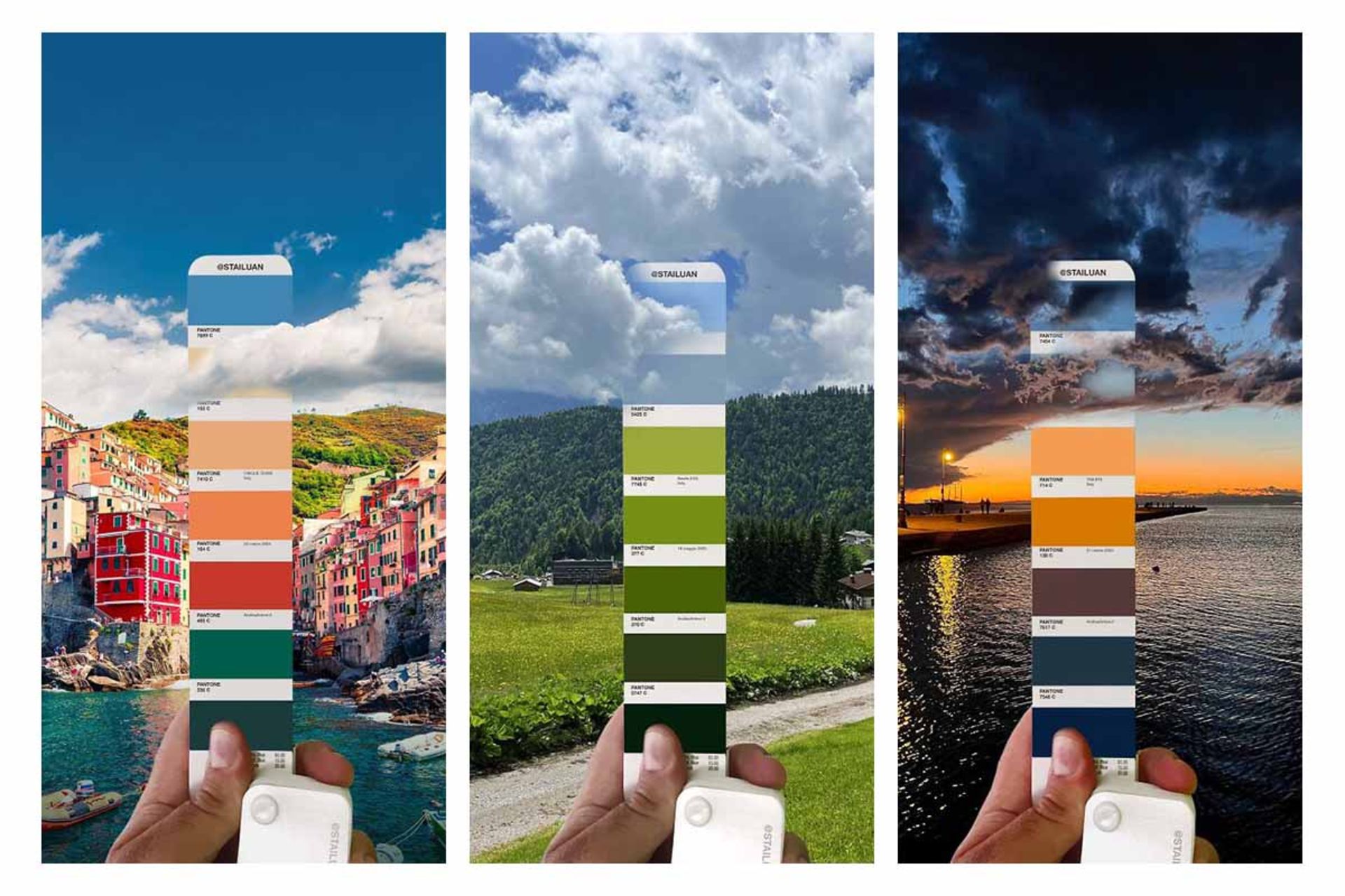 طبیعت و رنگ‌های پنتون