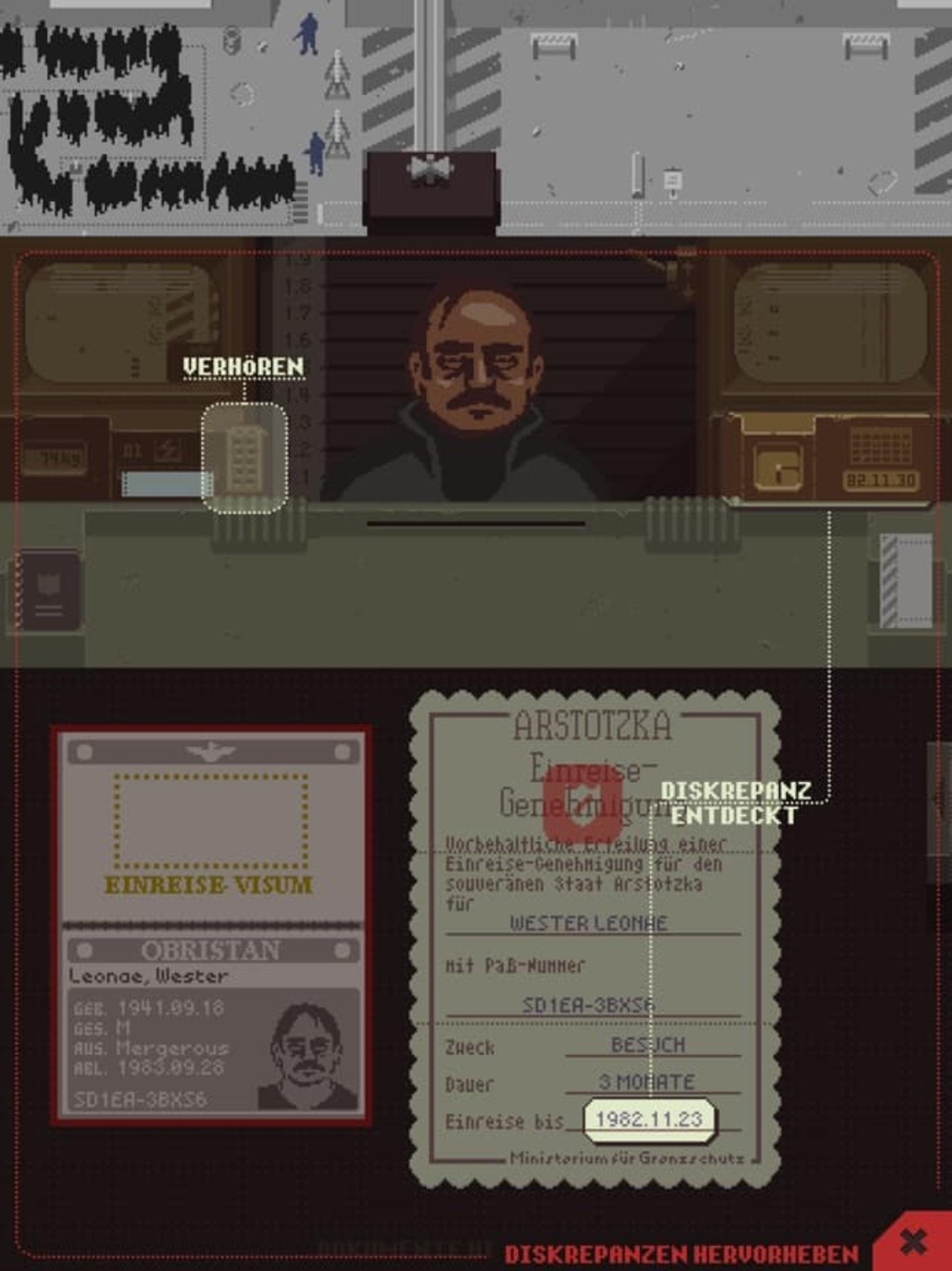 اسکرین شات بازی Papers Please