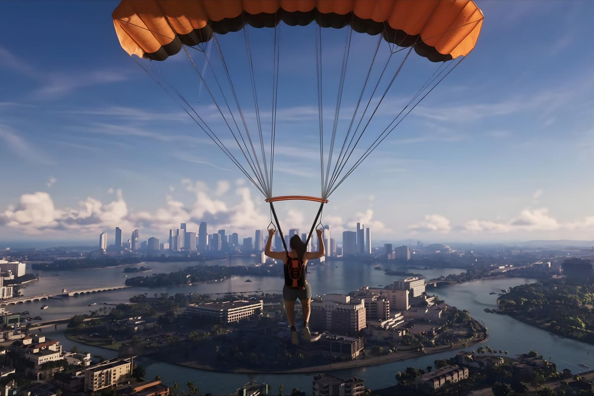 پرواز با چتر نجات (Paragliding) بر فراز آسمان شهر و دریا
