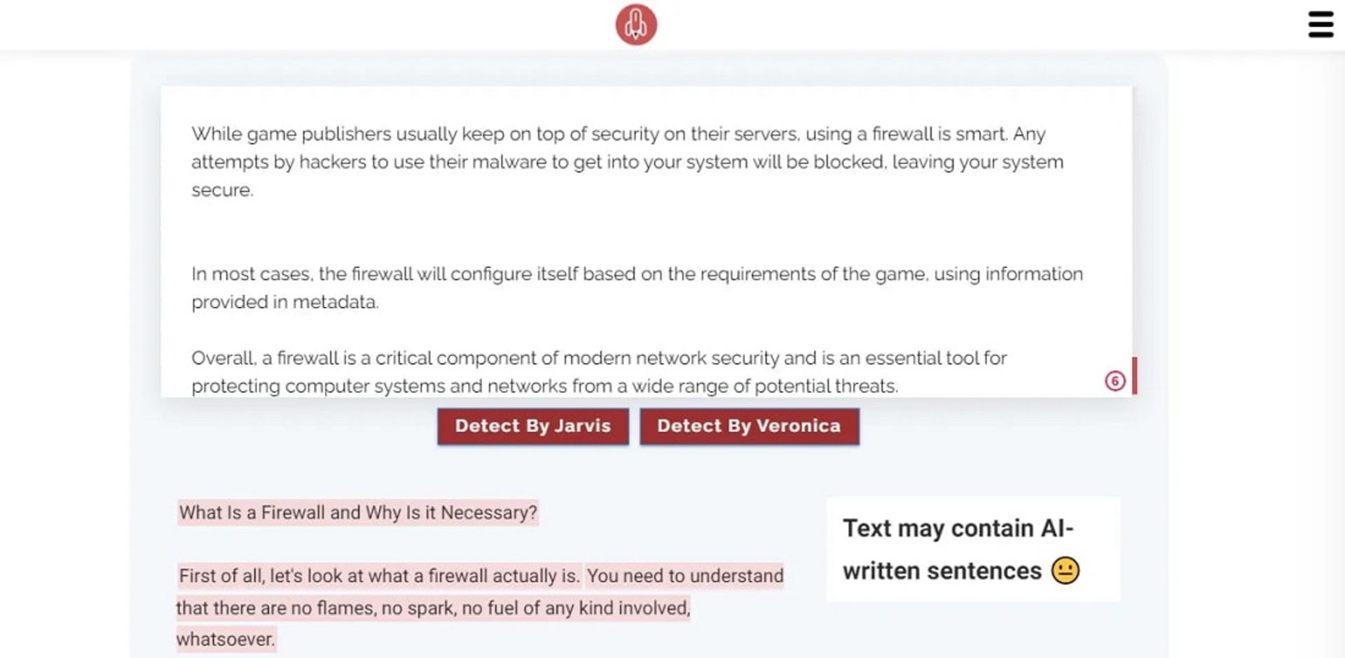 ابزار تشخیص متنی هوش مصنوعی paraphrasingtool.ai detector