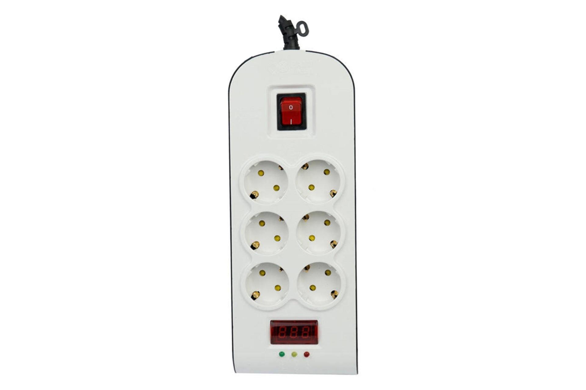ابعاد و اندازه محافظ ولتاژ پارت الکتریک مدل PE8796