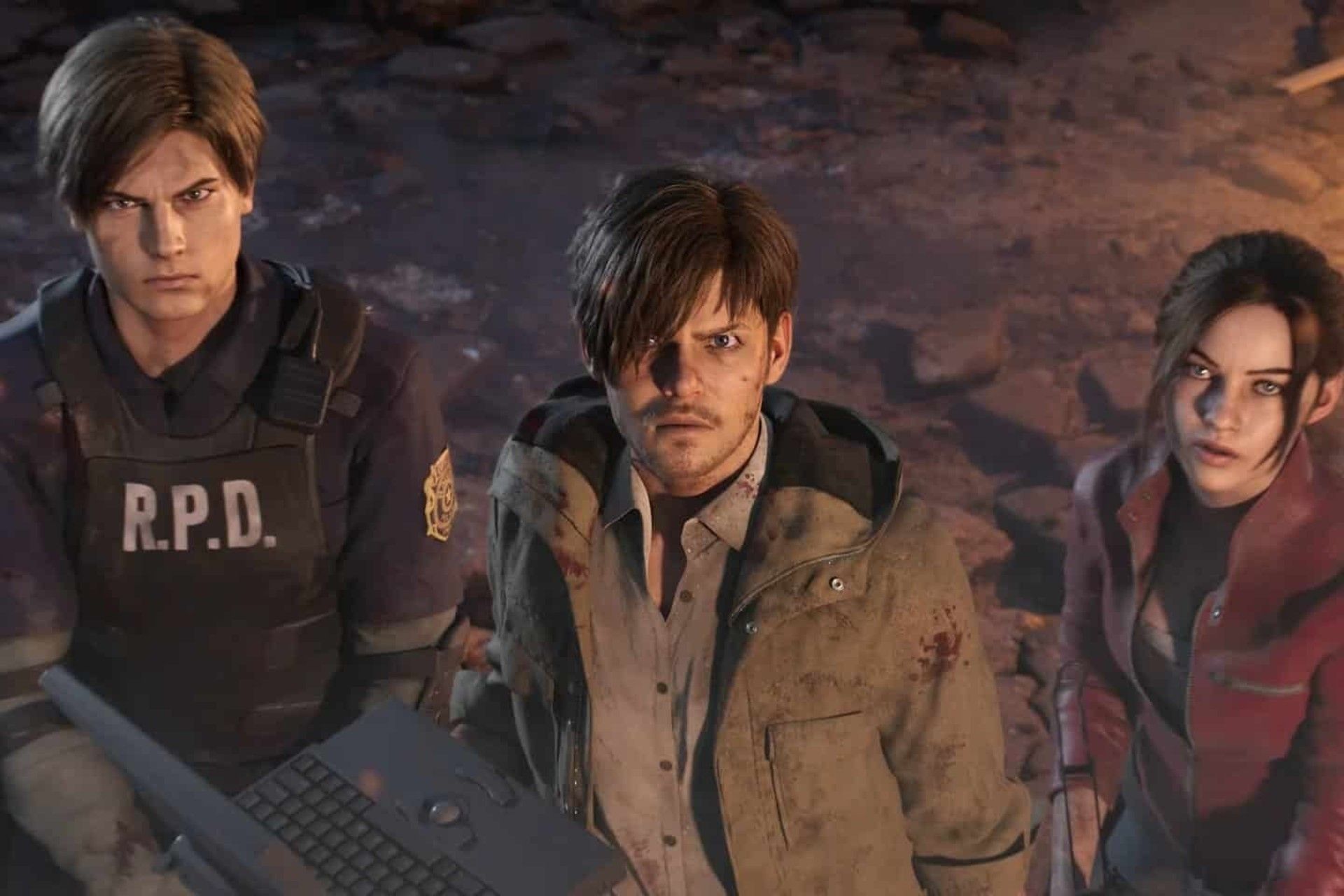 شخصیت‌های یک بازی موبایلی دو مرد و یک زن کنار هم