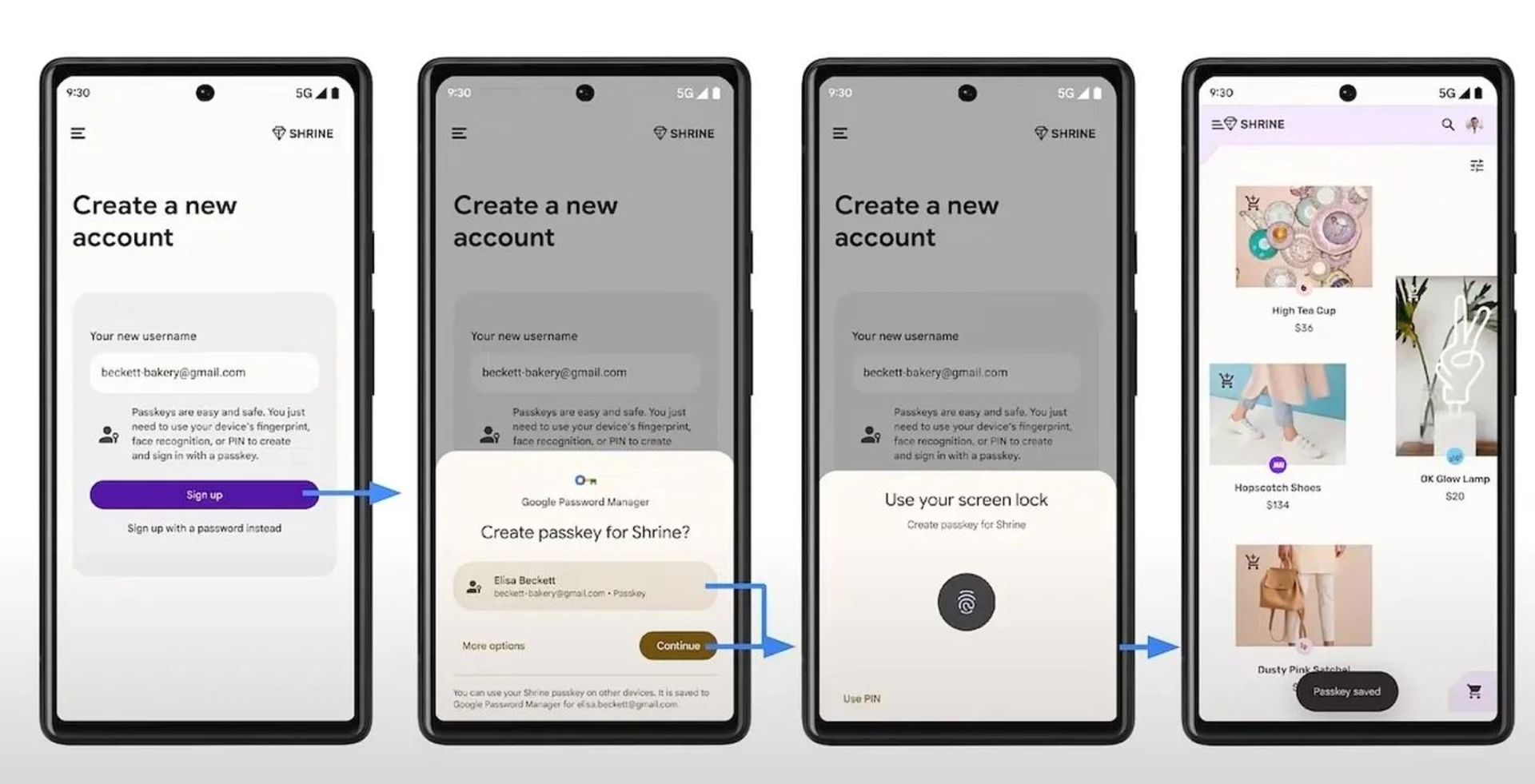 قابلیت PassKey اندروید ۱۴