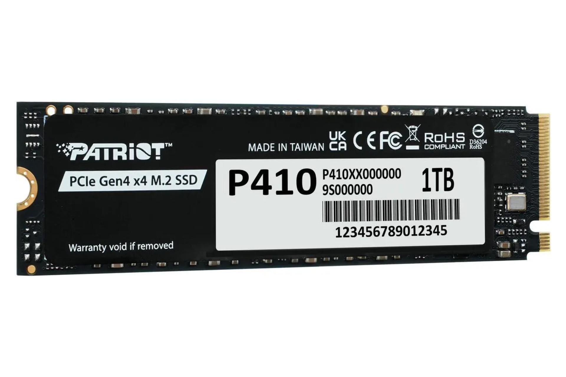 سمت چپ اس اس دی پاتریوت Patriot P410 NVMe M.2 1TB
