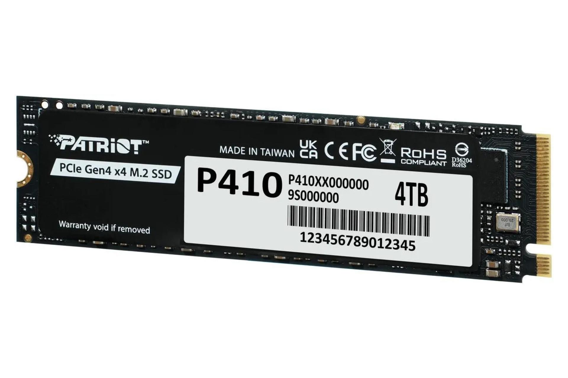 سمت راست اس اس دی پاتریوت Patriot P410 NVMe M.2 4TB