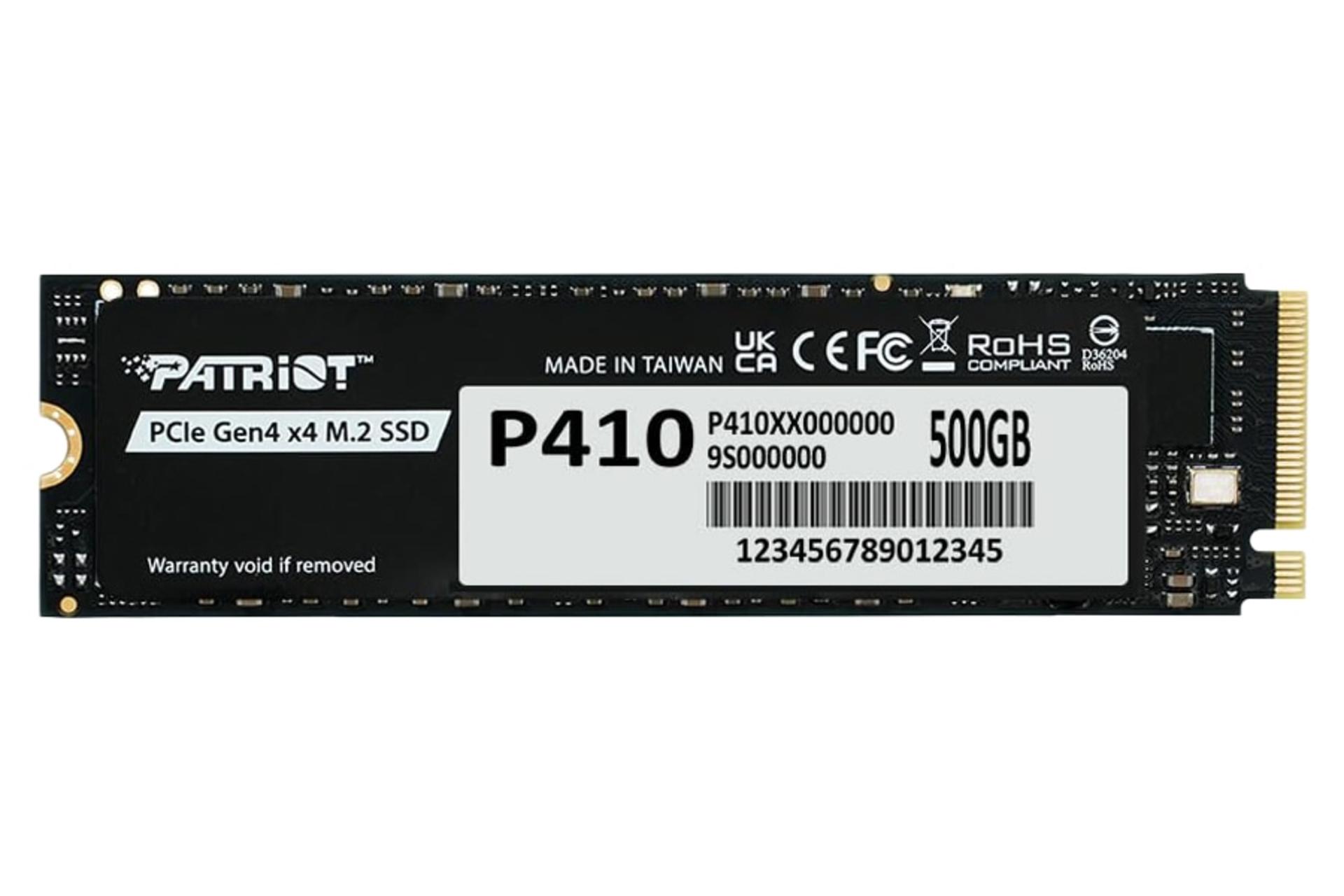 اس اس دی پاتریوت Patriot P410 NVMe M.2 500GB