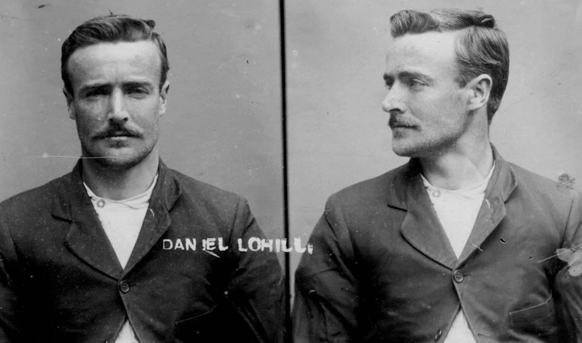 دو عکس قدیمی از مرد کلاهبرداری به نام دانیل توهیل