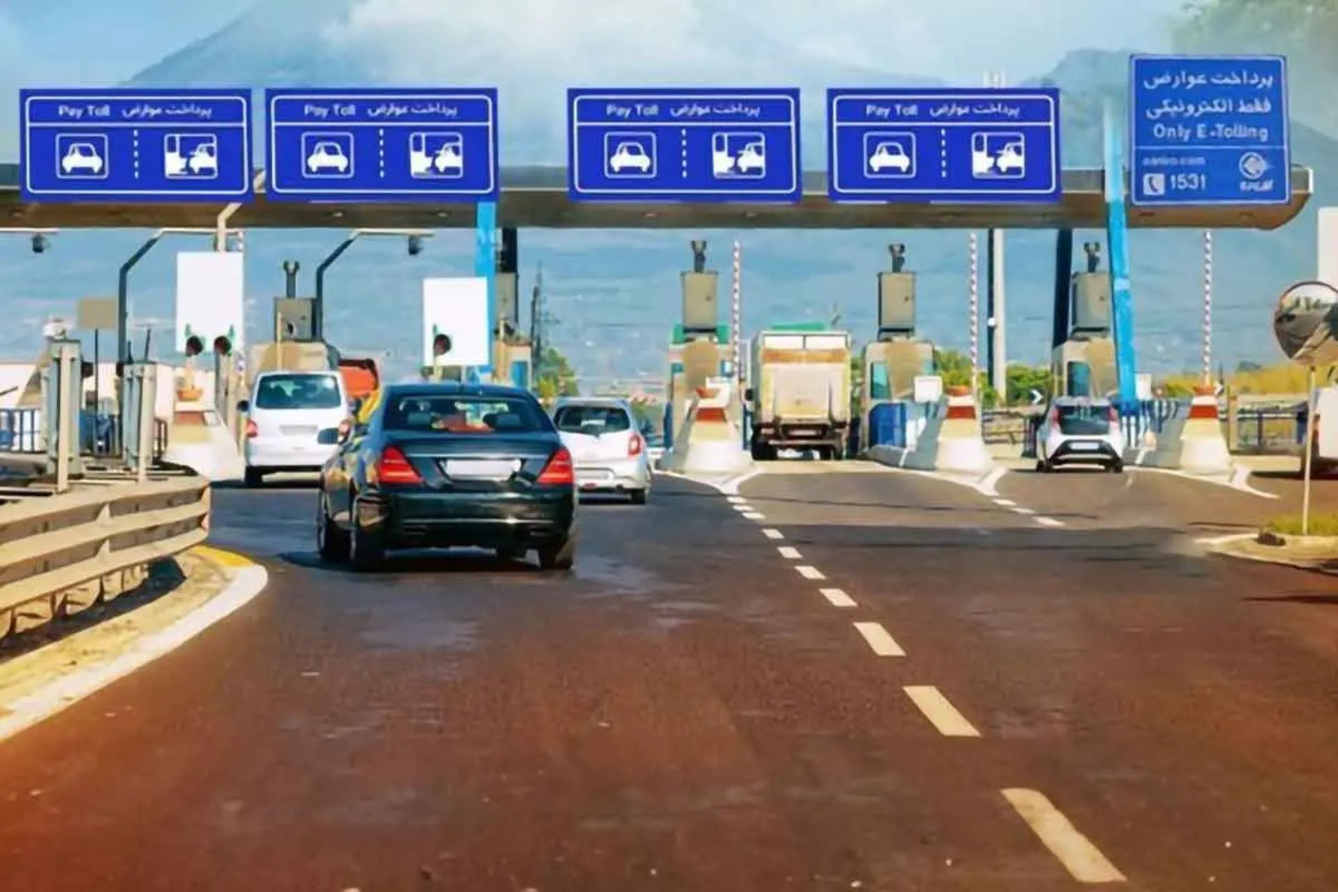 خودرو در گیت پرداخت عوارض