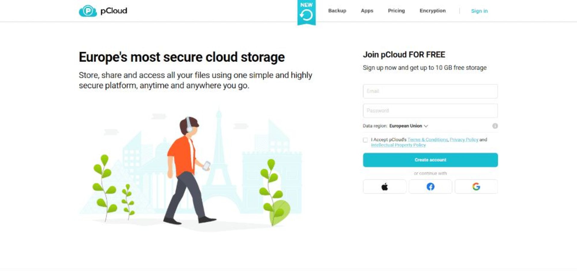 سرویس آپلود فایل pCloud