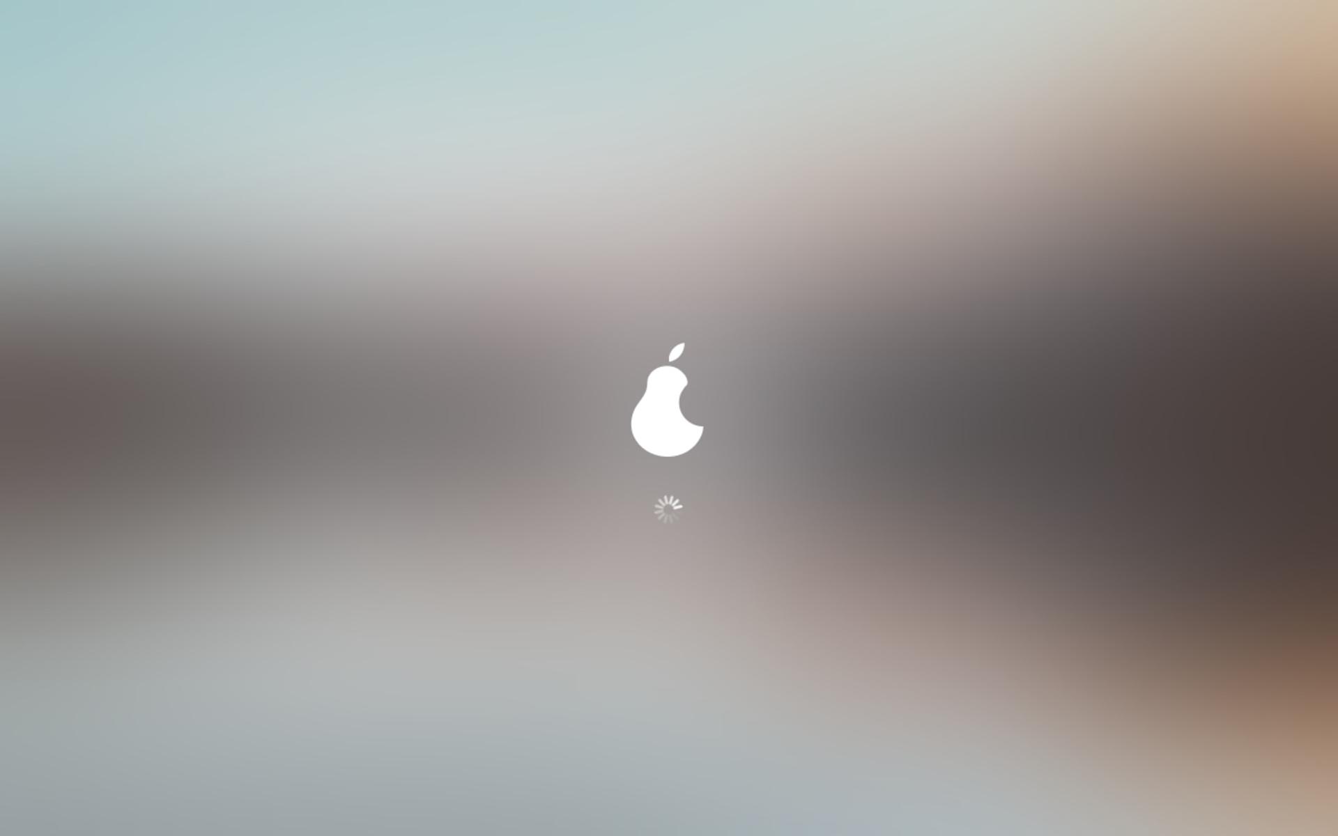 صفحه‌ی لودینگ PearOS 