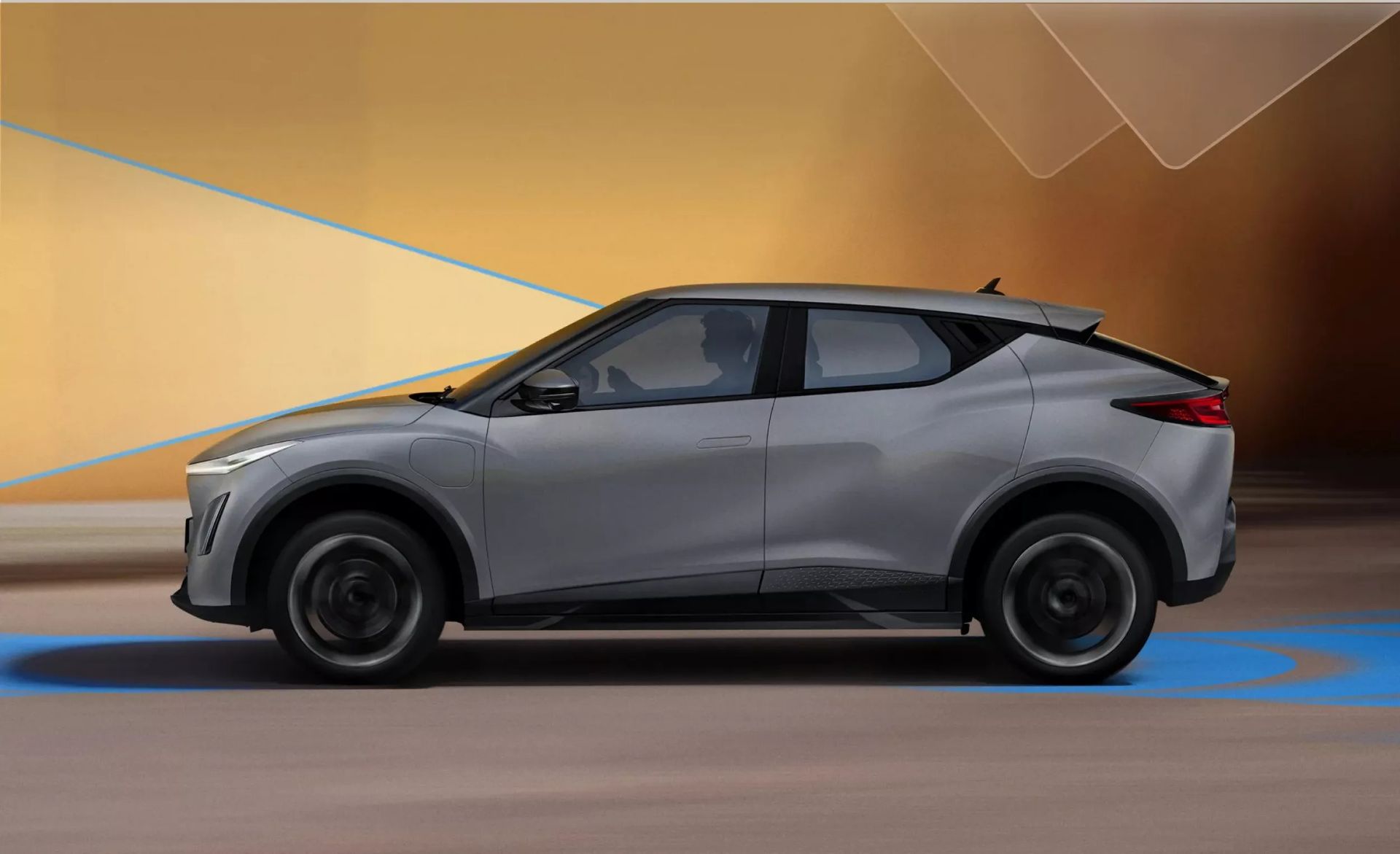 نمای جانبی خودرو پرودوآ QV-E