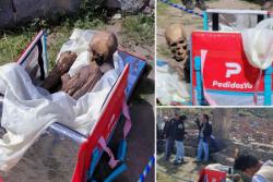 کشف باورنکردنی مومیایی ۸۰۰ ساله درون صندوق پیک موتوری در پرو