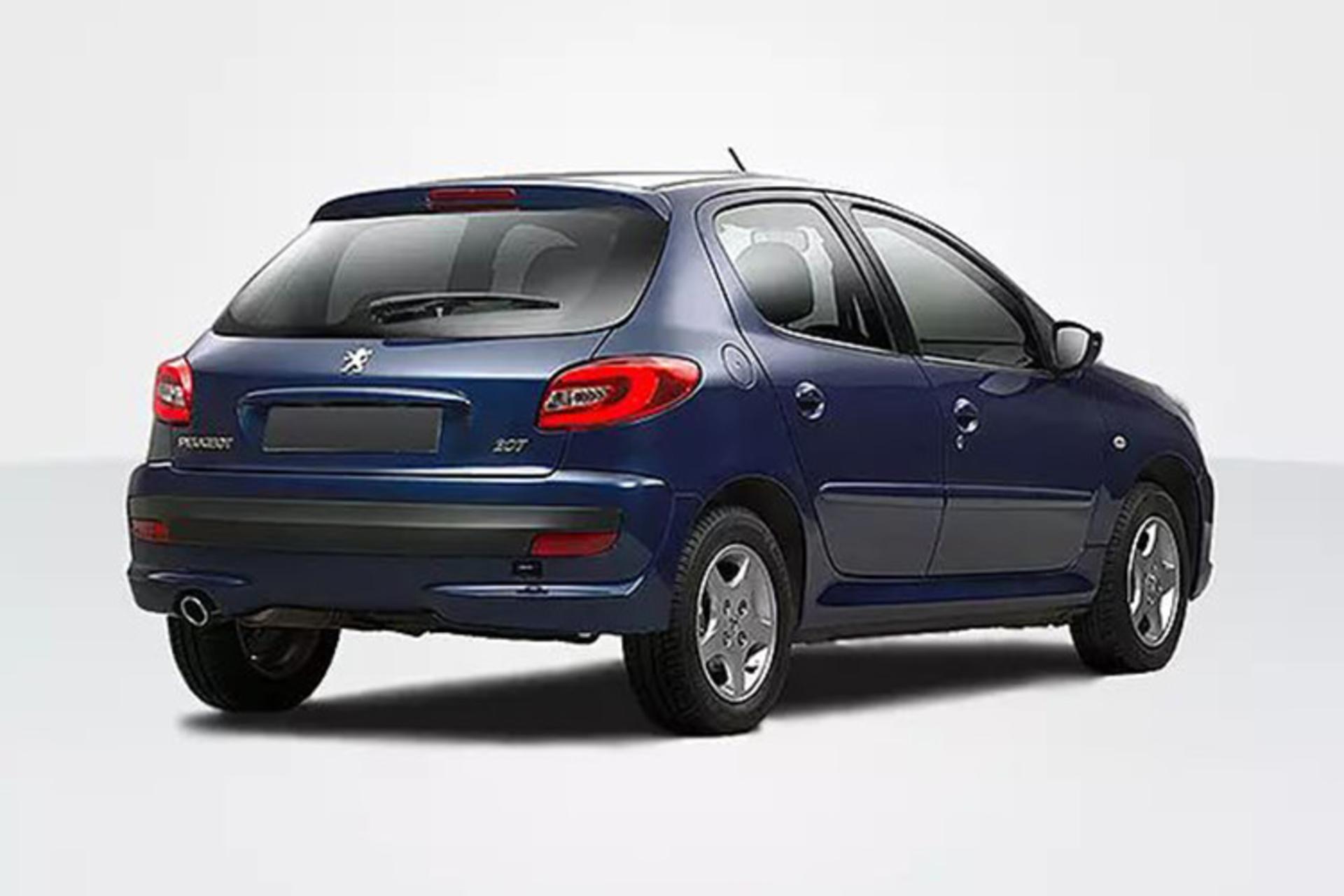 خودرو پژو سقف پاناروما Peugeot 207 Panoramic TU5 نمای پشت