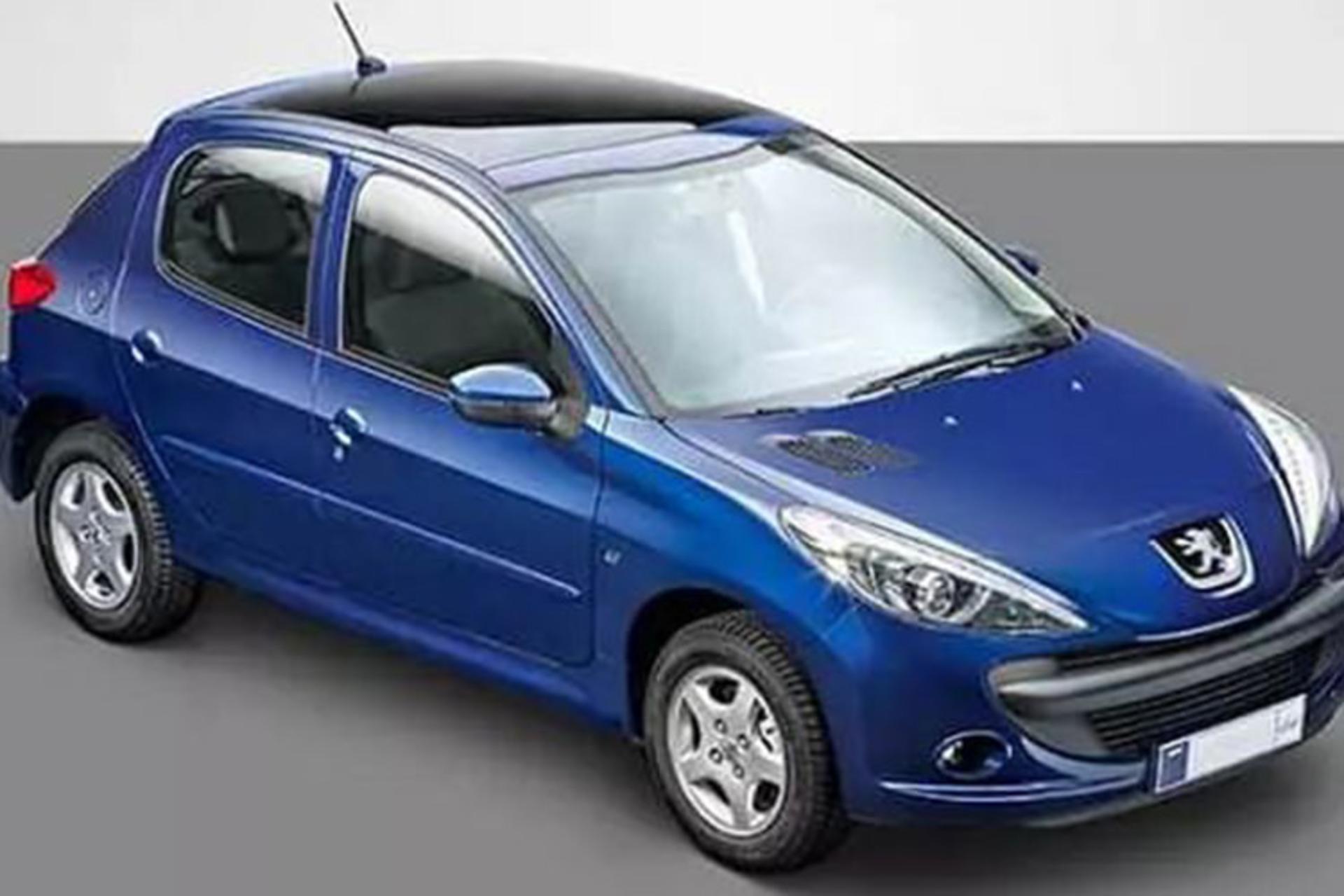 خودرو پژو سقف پاناروما Peugeot 207 Panoramic TU5 نمای جلو