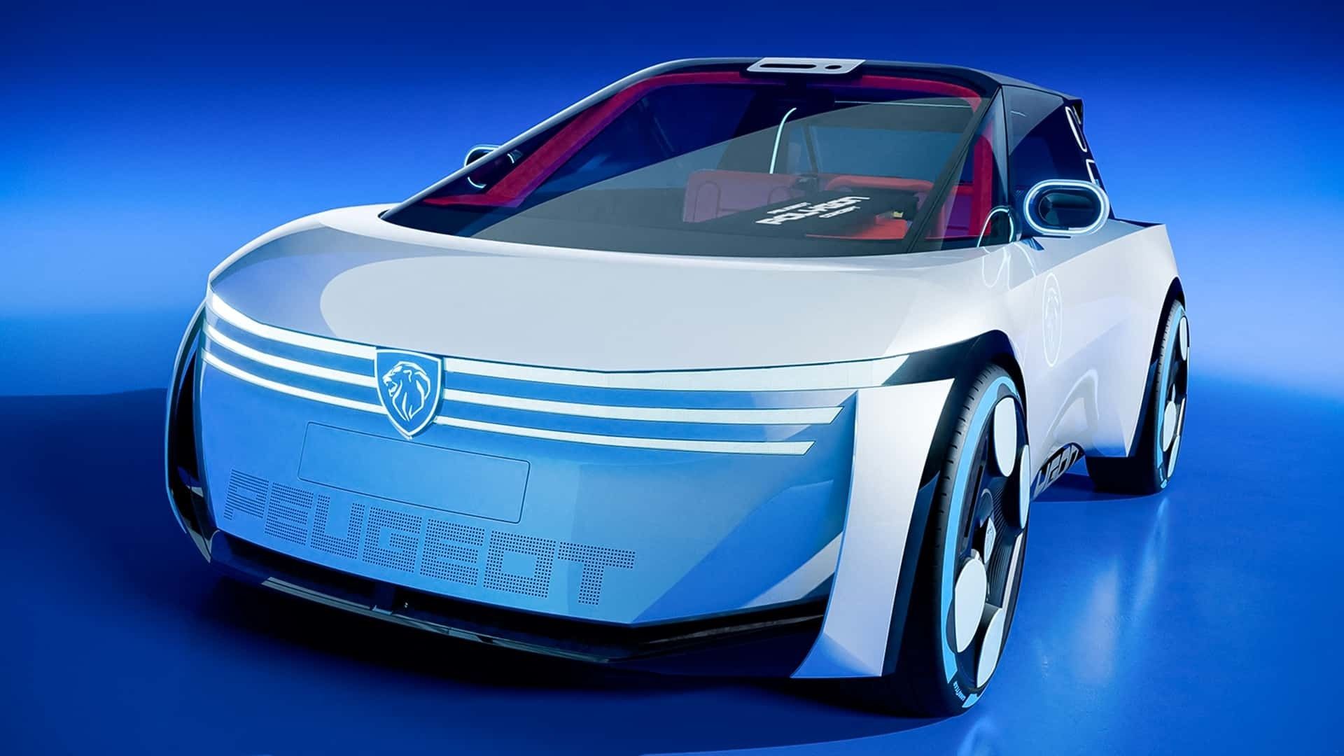 نمای سه‌چهارم جلو خودرو پژو پلیگان