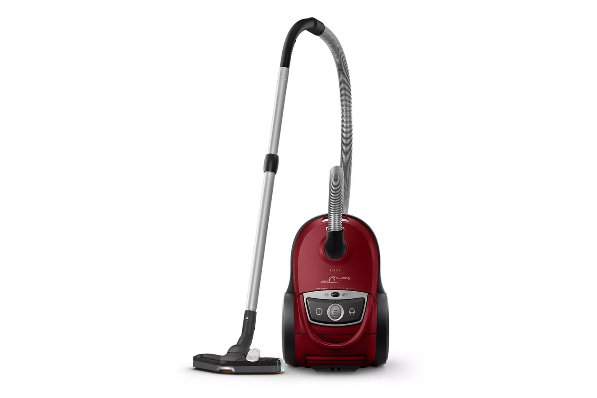 نمای ایستاده جاروبرقی فیلیپس Philips FC9174 به همراه لوله تلسکوپی