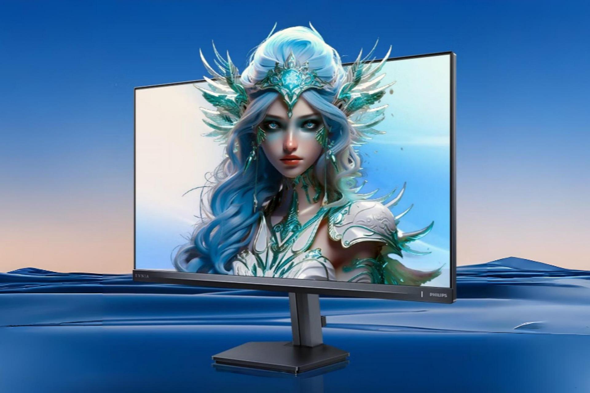 مانیتور گیمینگ 27M2N3500UK فیلیپس به‌صورت کج
