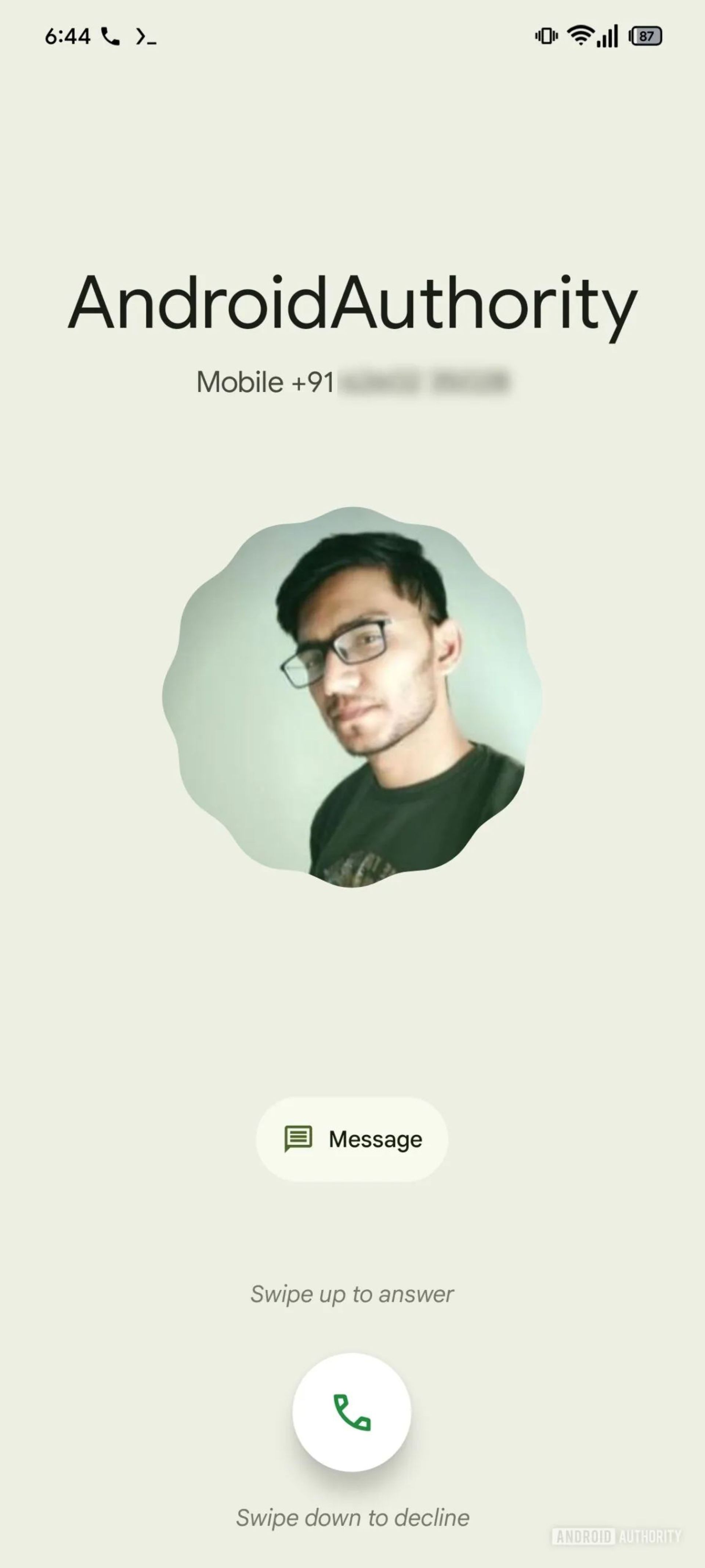 طراحی جدید اپلیکیشن تماس اندروید