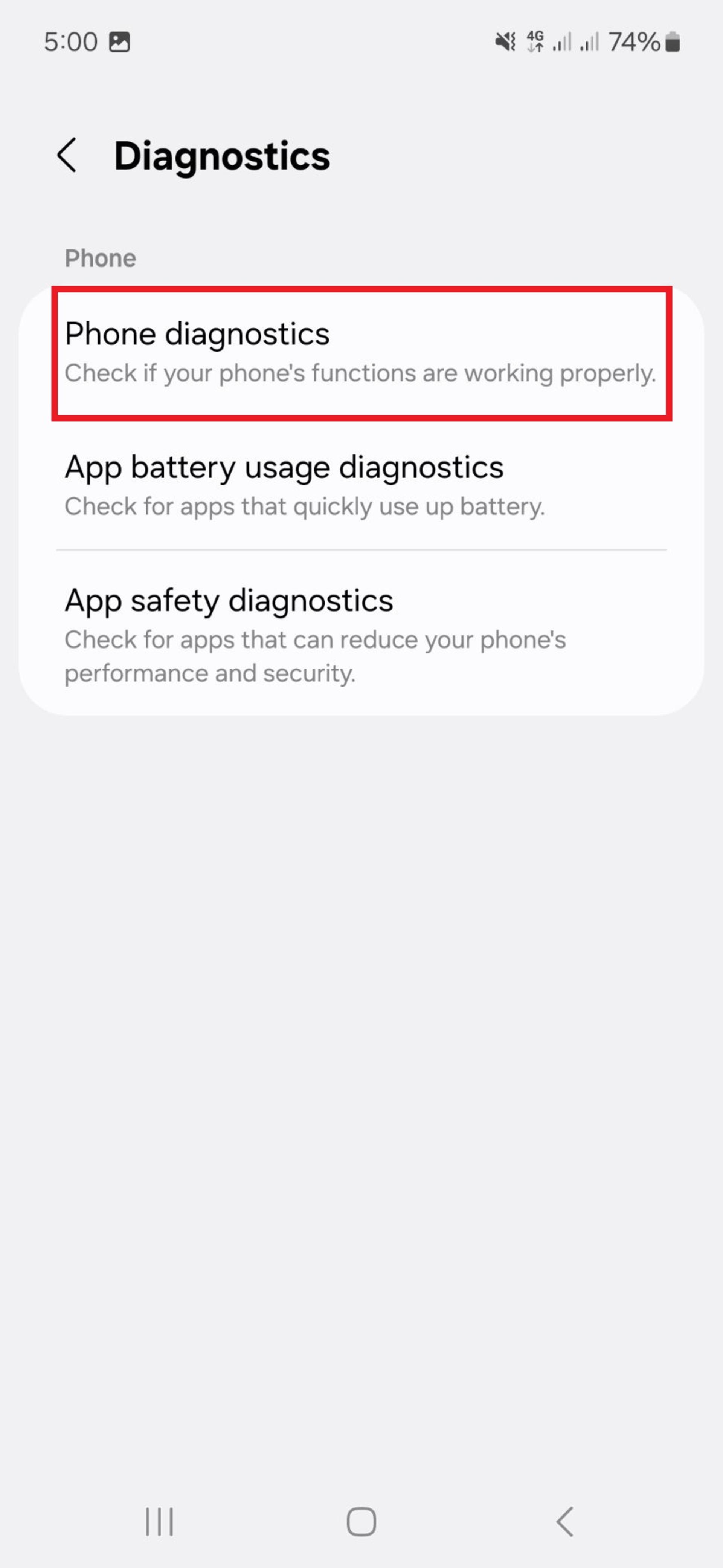 عیب‌یابی باتری گوشی سامسونگ در Samsung Members