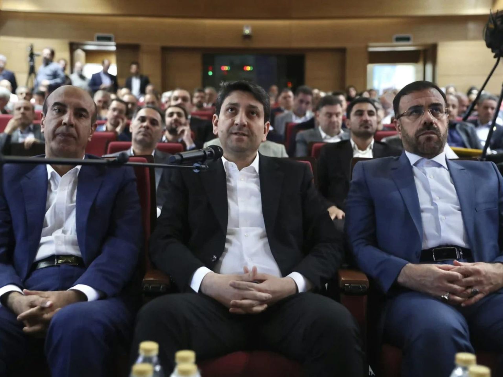 ستار هاشمی در مراسم افتتاح سایت 5G ایرانسل