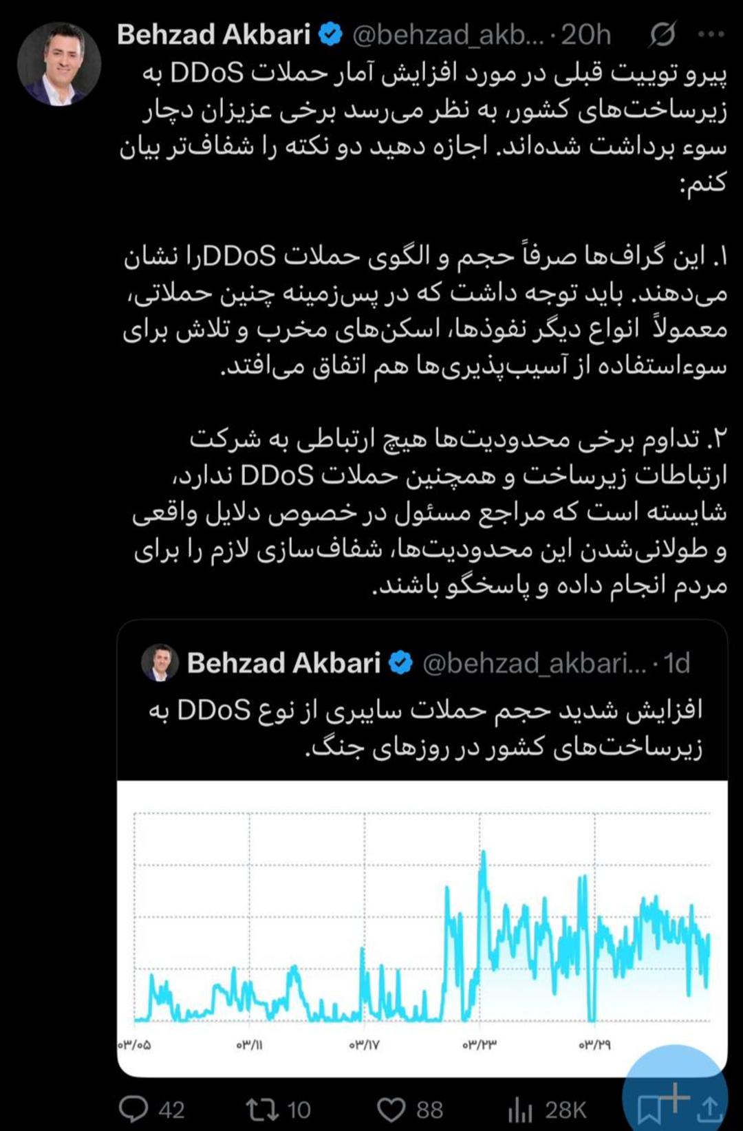 افزایش حجم حملات سایبری DDoS