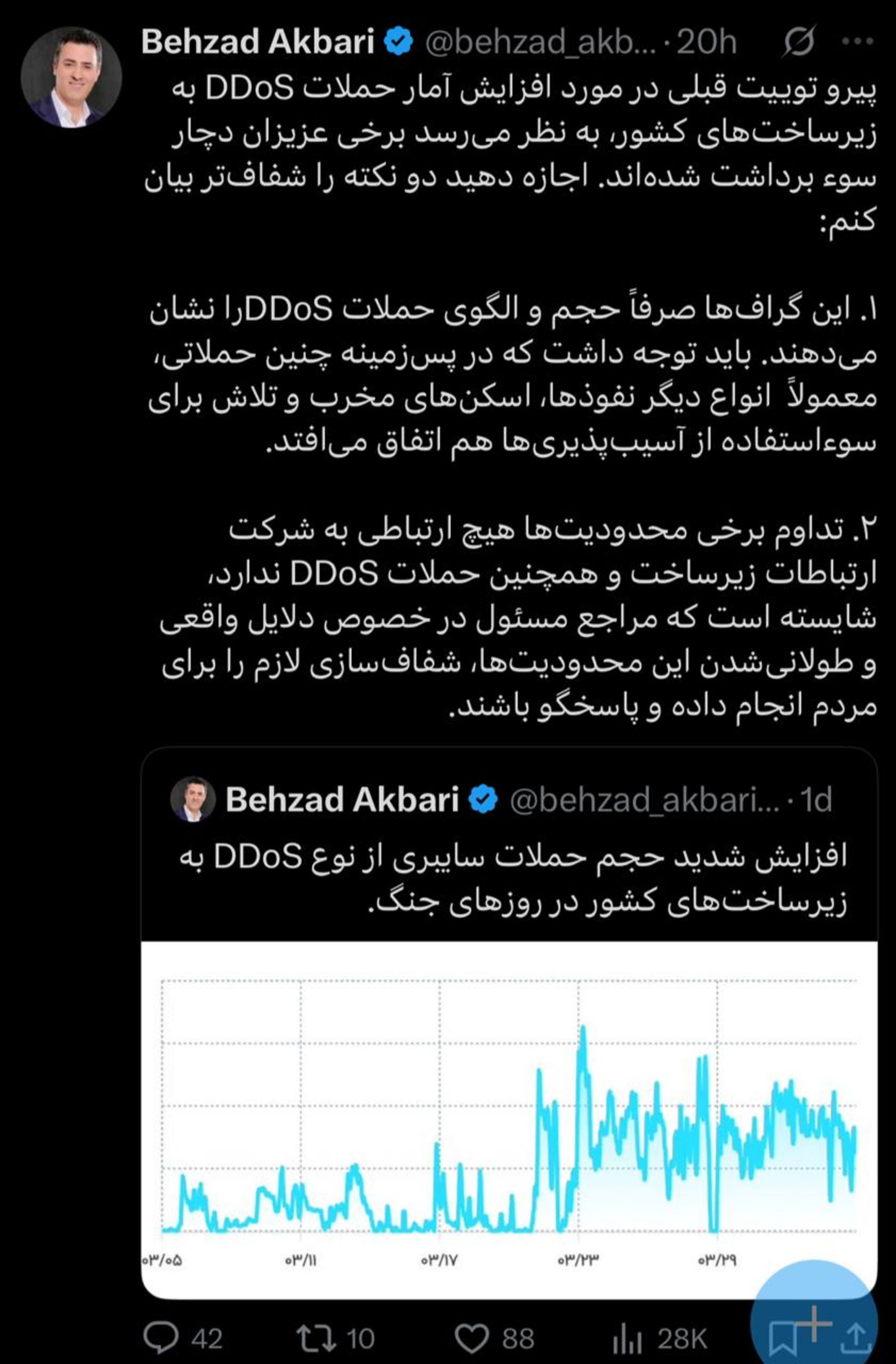 افزایش حجم حملات سایبری DDoS