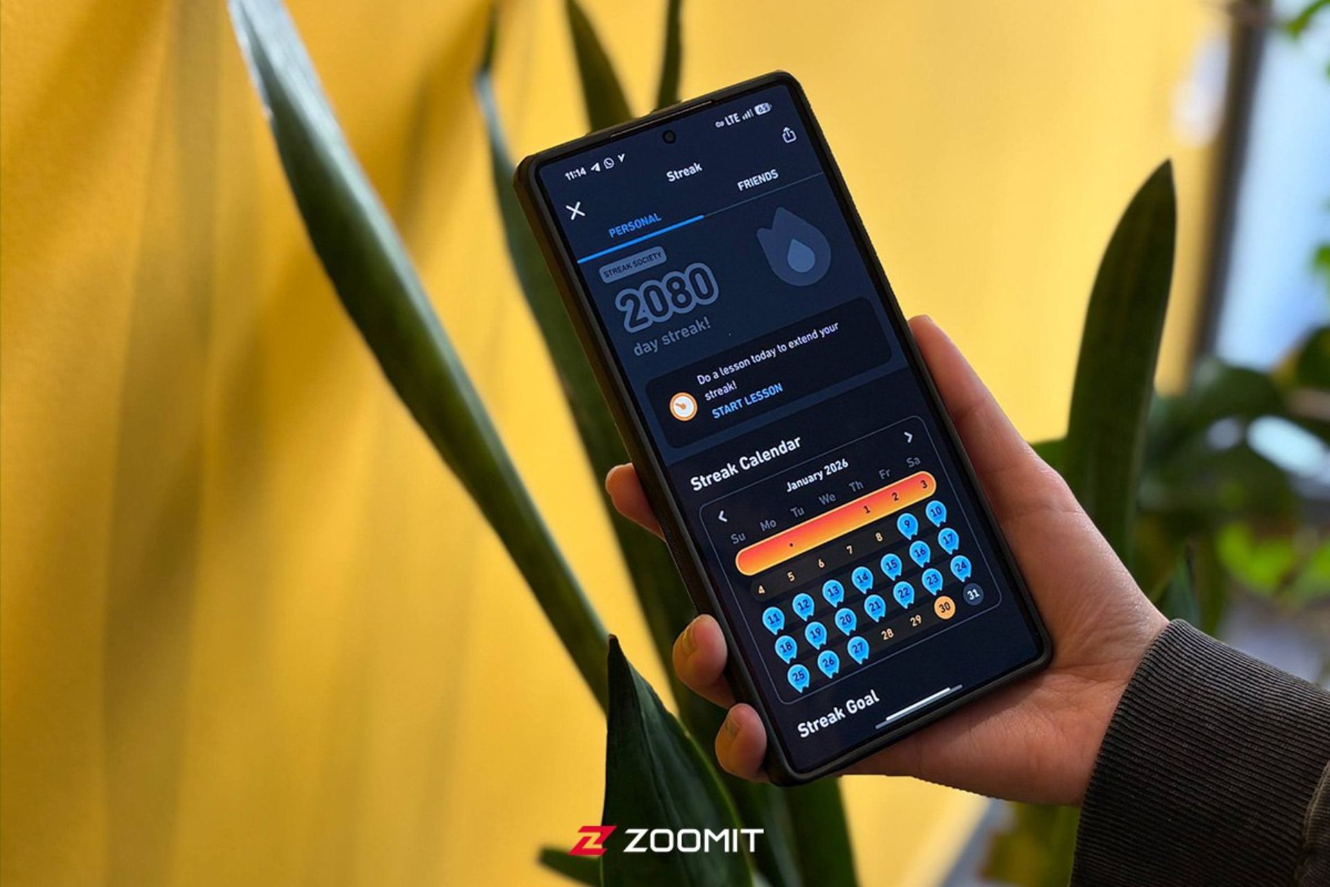 فریز کردن استریک دولینگو کاربران ایرانی