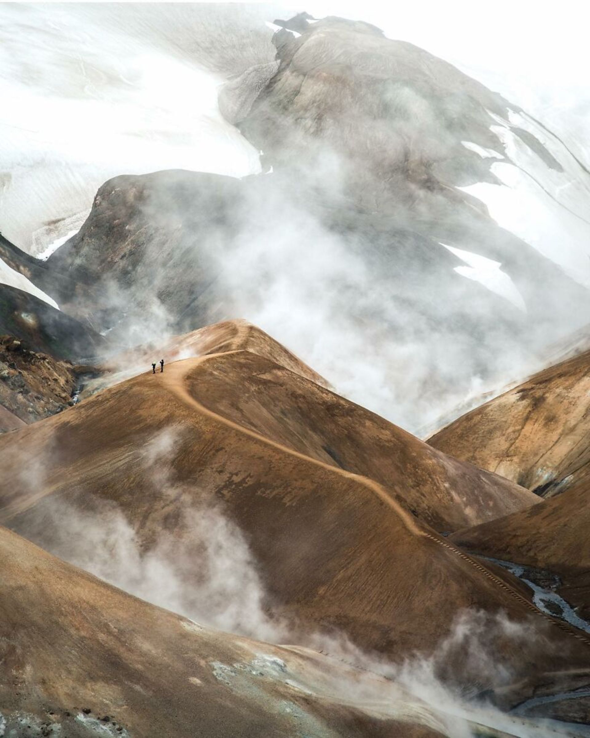 رشته کوه Kerlingarfjöll در ایسلند