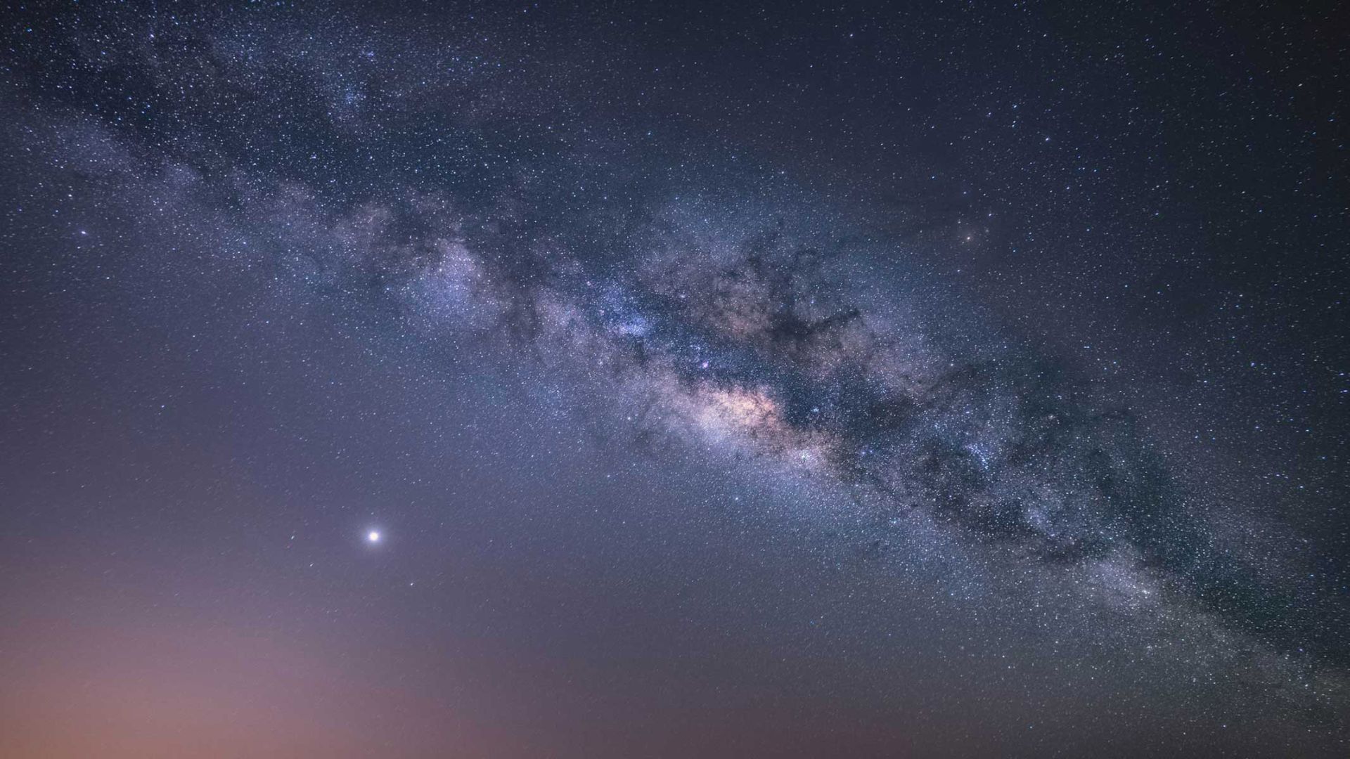 milky way from earth