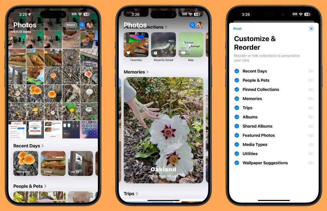 اپلیکیشن Photos در ios 18 بتا ۶