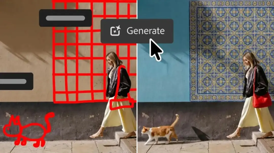 قابلیت هوش مصنوعی در فتوشاپ برای تغییر بخش‌هایی از تصویر