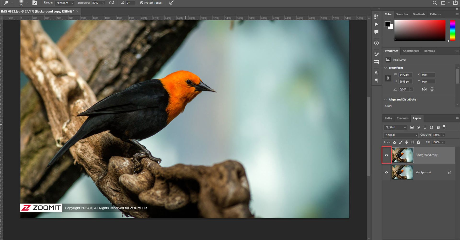 لایه‌های فتوشاپ