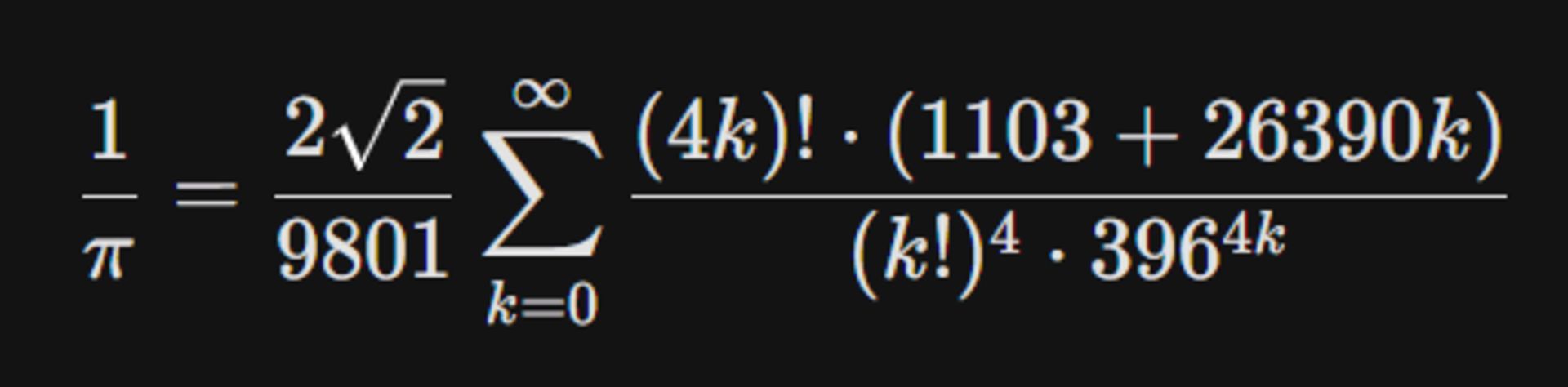 فرمول عدد پی 